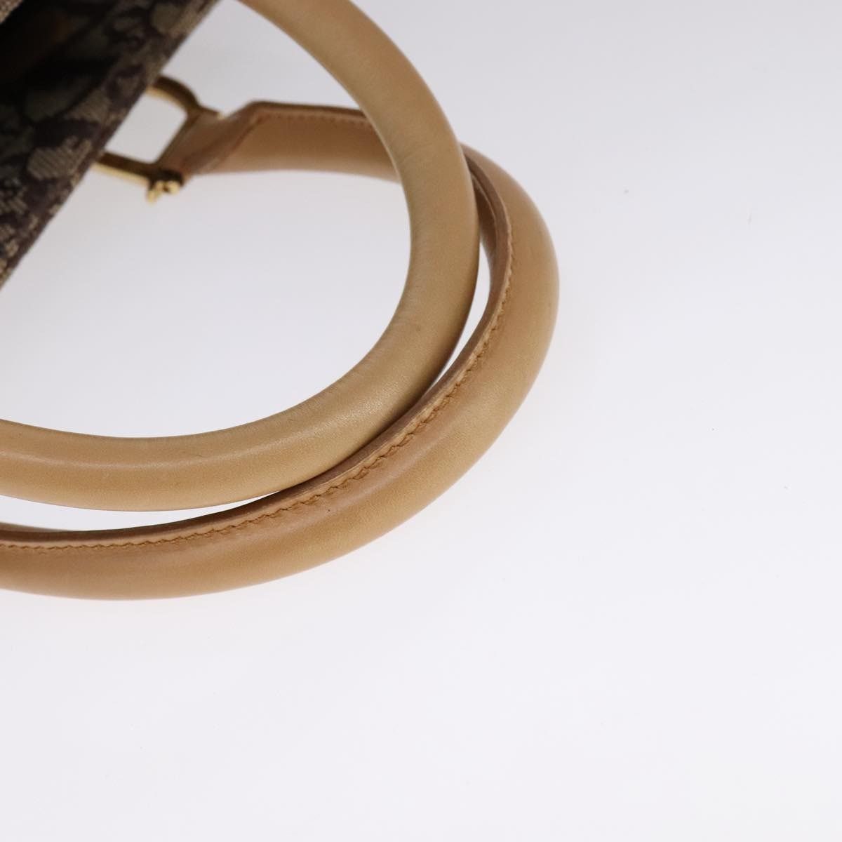 Dior DIOR Trotter Canvas Hand Bag Brown Gold Size ONE SIZE - 7 Thumbnail