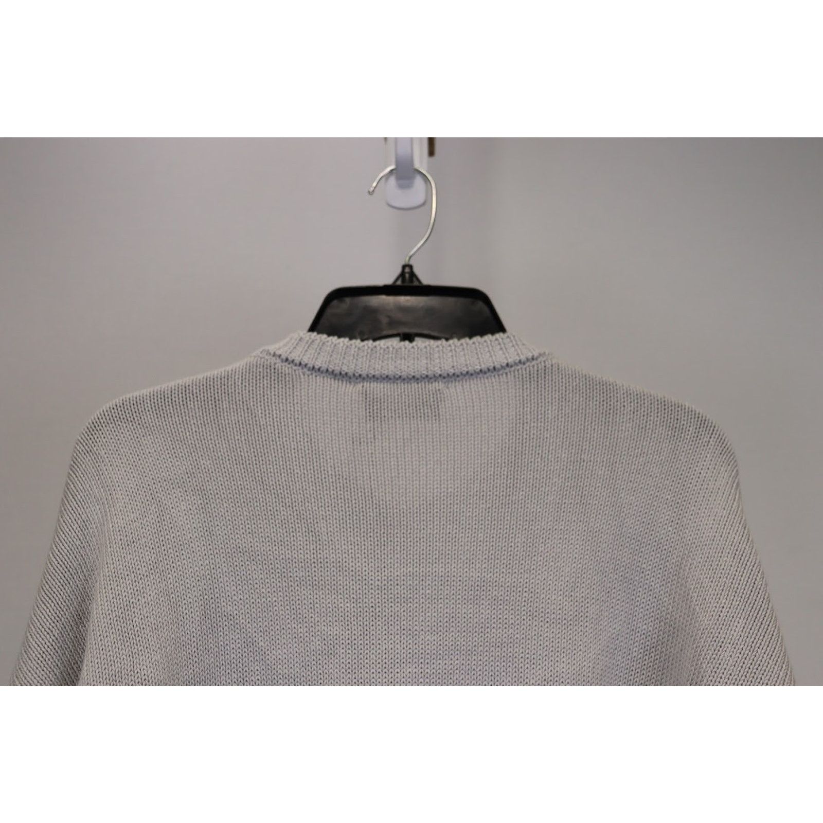 Balenciaga o1rshd1 Crew Neck Sweater in Gray Size US S / EU 44-46 / 1 - 12 Thumbnail