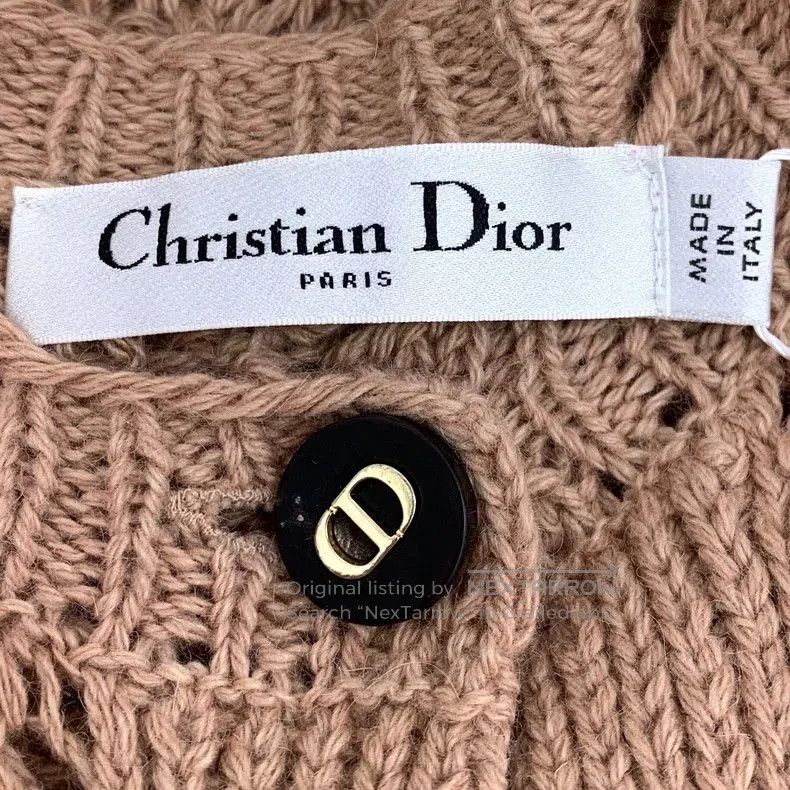 Dior Dior Brown Alpaca Knit Cardigan Coat. Size US S / EU 44-46 / 1 - 5 Thumbnail