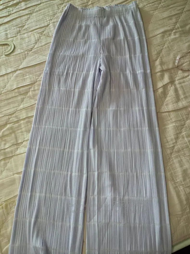 Issey Miyake Issey Miyake Bamboo straight-leg pants Size 26" / US 2 / IT 38 - 1 Thumbnail