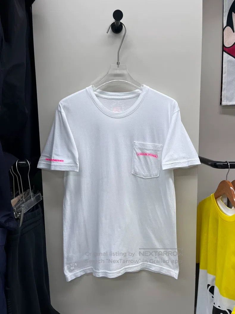 Chrome Hearts CHROME HEARTS Size M White phosphor scroll vertical Sanskri Size US M / EU 48-50 / 2 - 1 Thumbnail