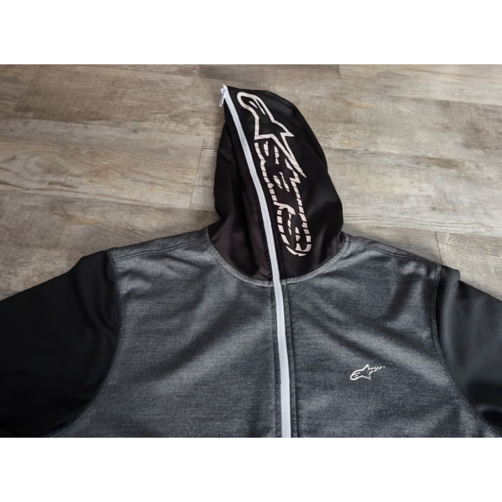 Alpinestars Alpinestars Full Zip Hoodie DNA Tech Men's Size Small Zippered Hood EUC Black/gray Polyester Zip Hoodie X Size US S / EU 44-46 / 1 - 5 Thumbnail