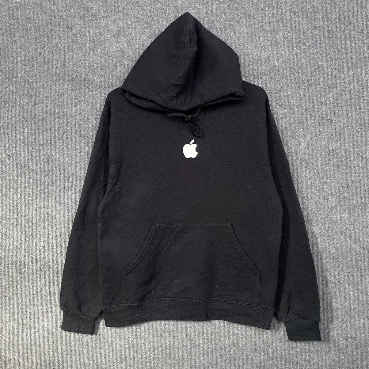 Apple × Vintage Vintage 2000s Apple Small Logo Pullover Hoodie Size US M / EU 48-50 / 2 - 1 Thumbnail