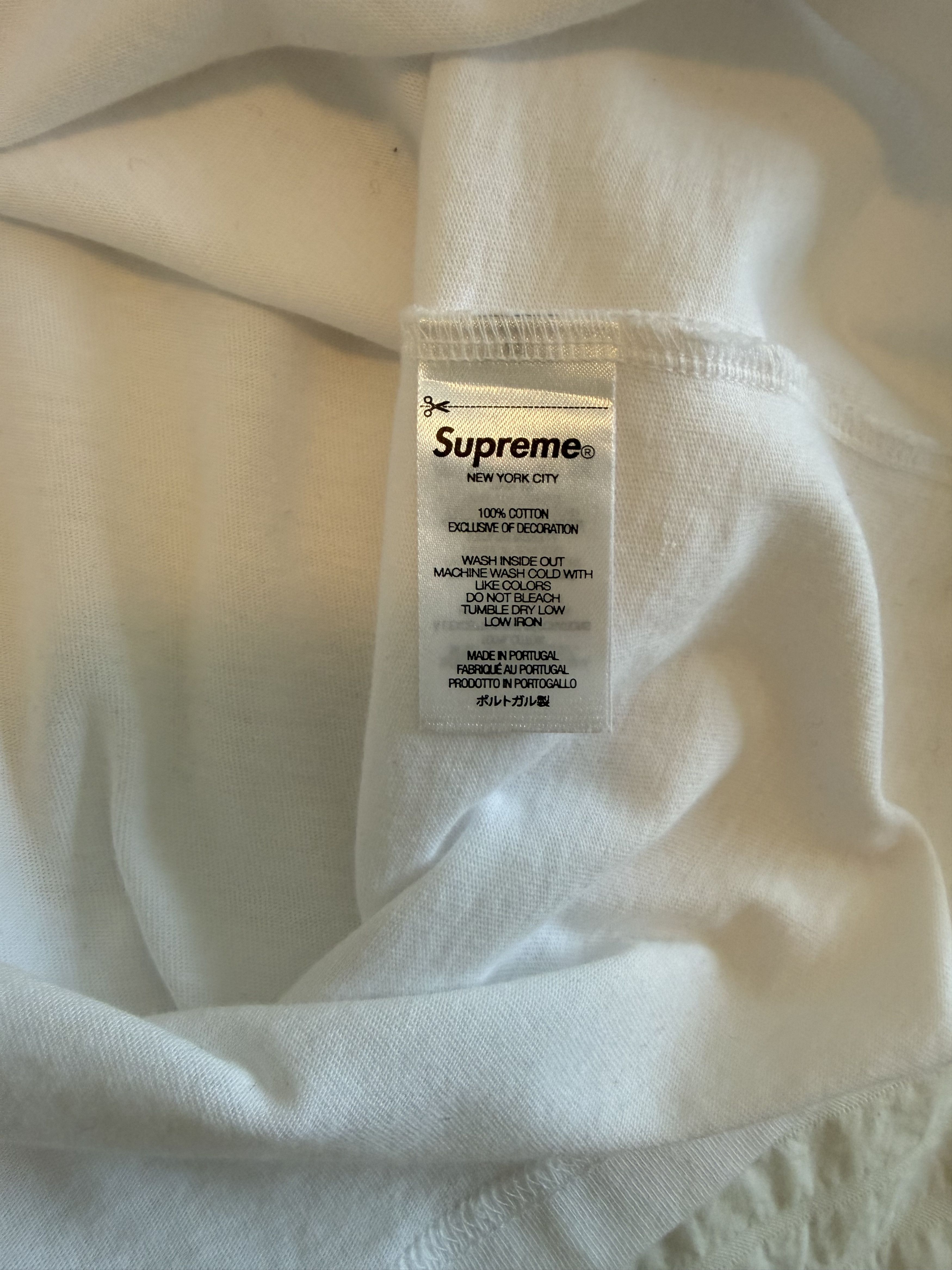 Supreme Supreme Small Box Long-Sleeve Tee 'White' Size US L / EU 52-54 / 3 - 4 Thumbnail