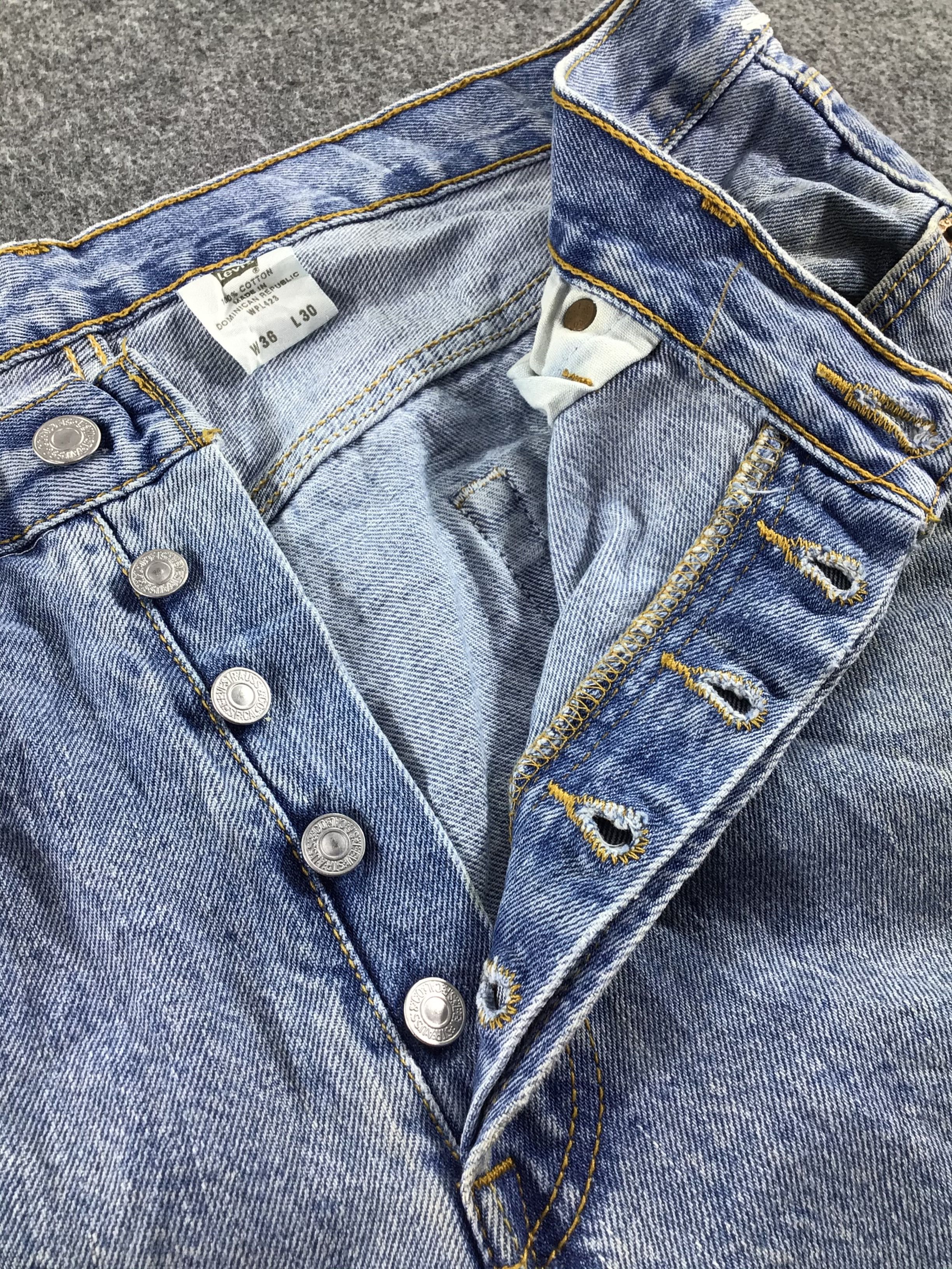 Levi's Vintage 90s Levis 501 Jeans-J355 Size US 35 - 8 Thumbnail