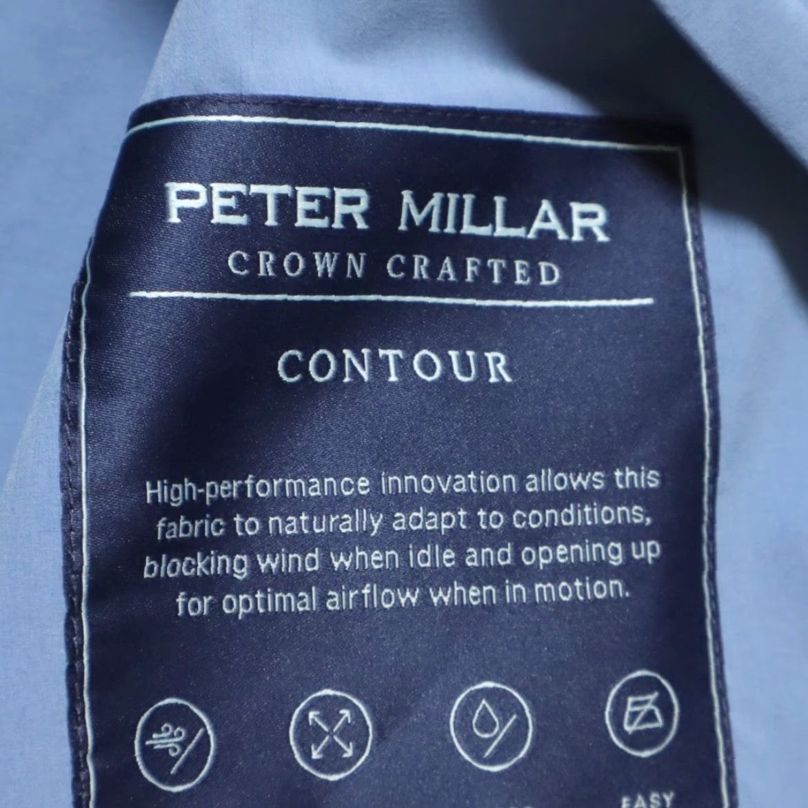 Peter Millar Peter Millar Contour Performance Vest Jacket Blue Men's M Shirt Size US M / EU 48-50 / 2 - 7 Thumbnail