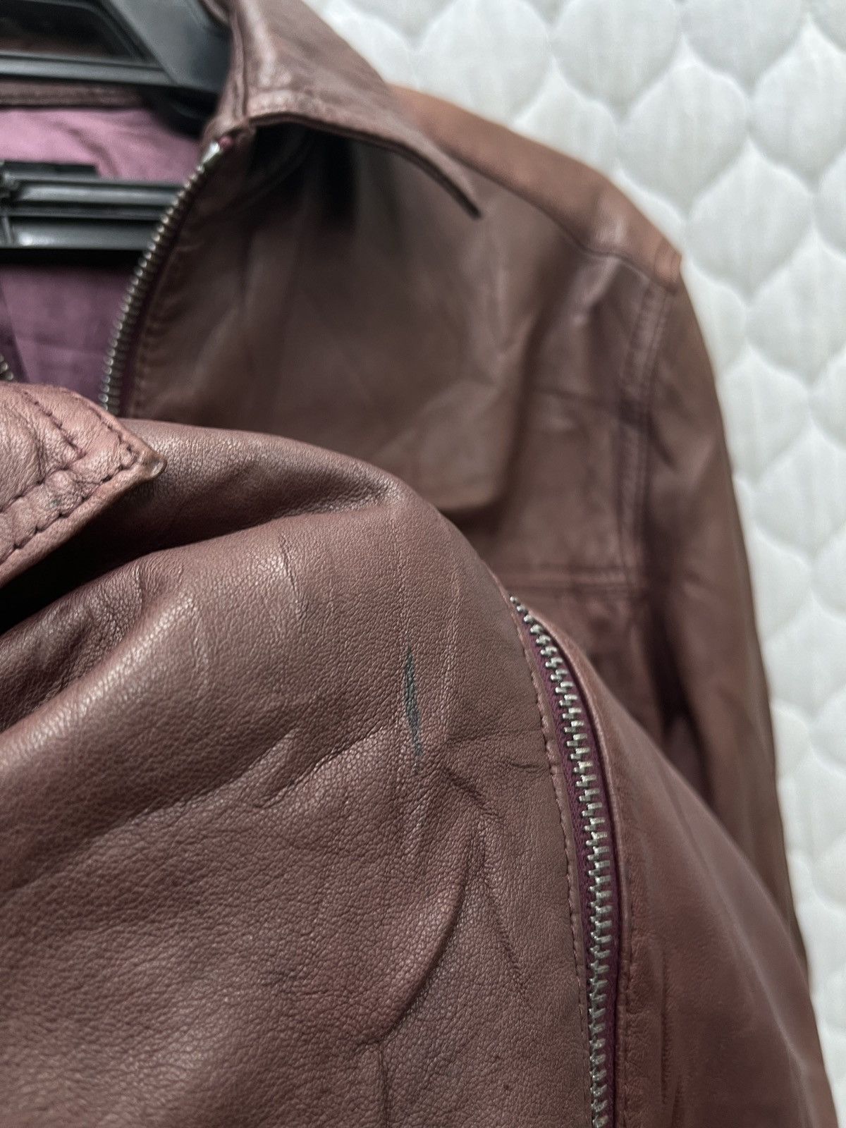 Genuine Leather 🔥🔥🔥ARCHIVE BLUE WORK LAMB SKIN LEATHER JACKET Size US S / EU 44-46 / 1 - 12 Thumbnail