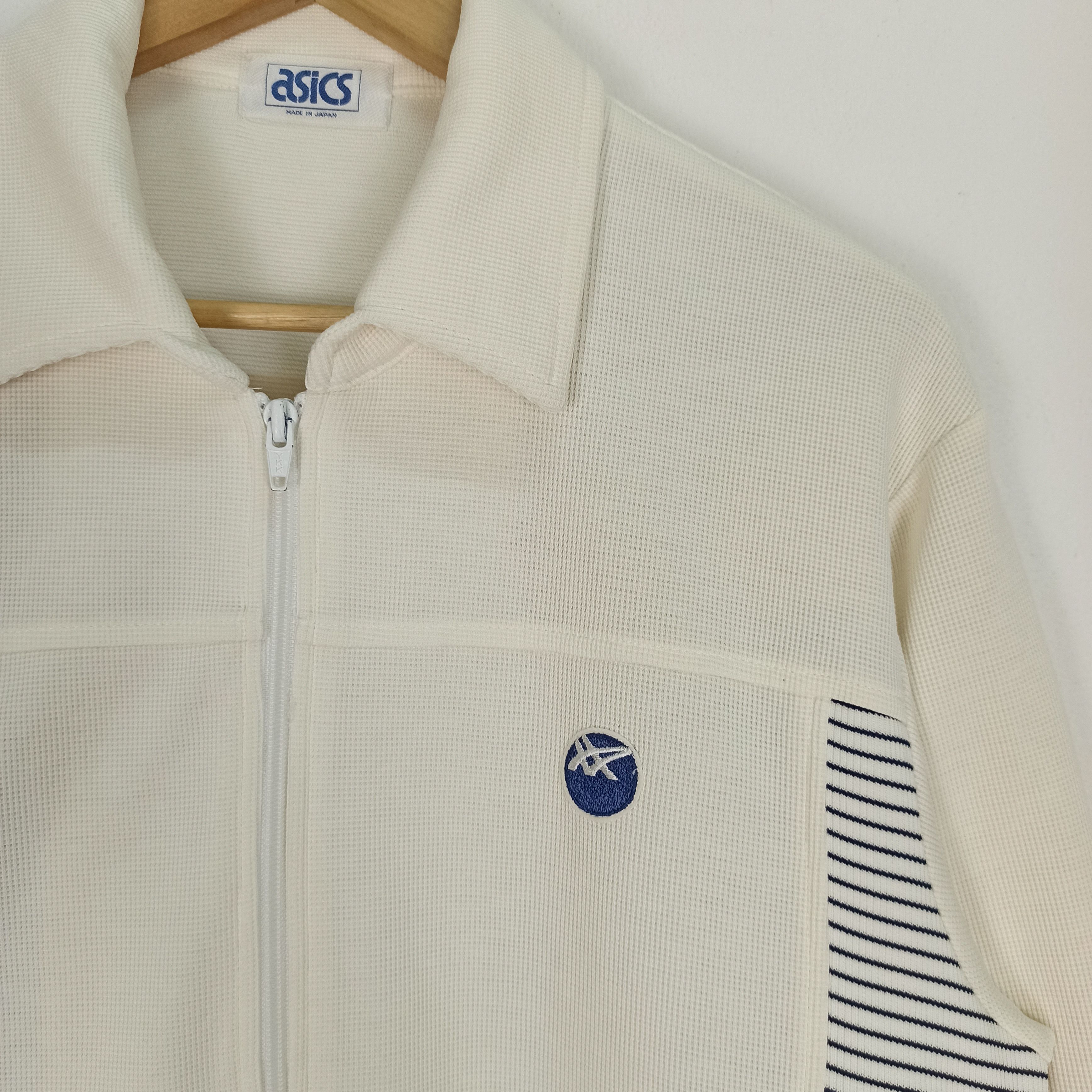 Asics Vintage ASICS LAWNSHIP Track Top Sweater Made in JAPAN Size US XL / EU 56 / 4 - 4 Thumbnail