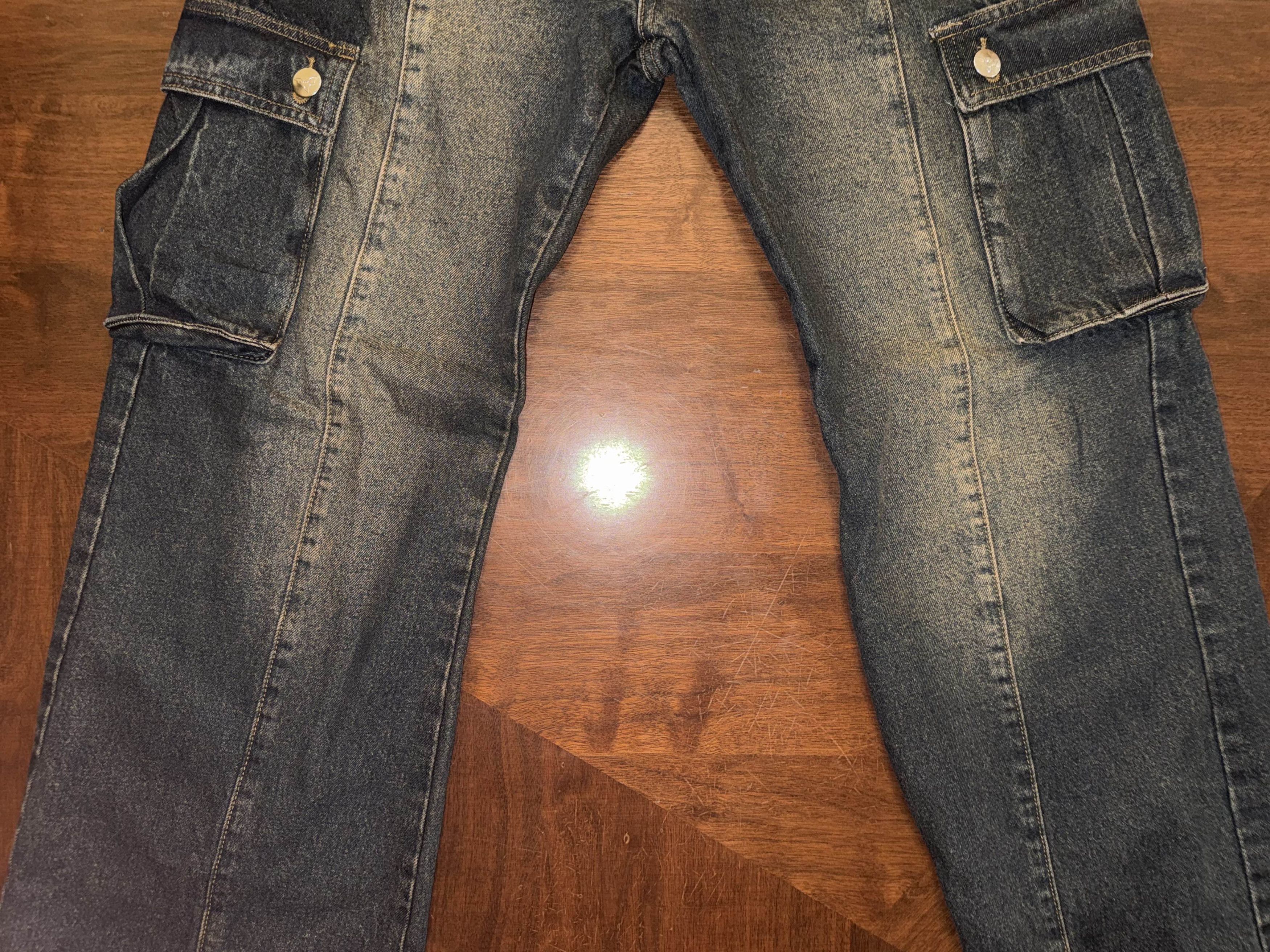 Other Ditch LA Flared Adjustable Cargo Denim *FIRST DROP* 32x34 Size US 32 / EU 48 - 5 Thumbnail