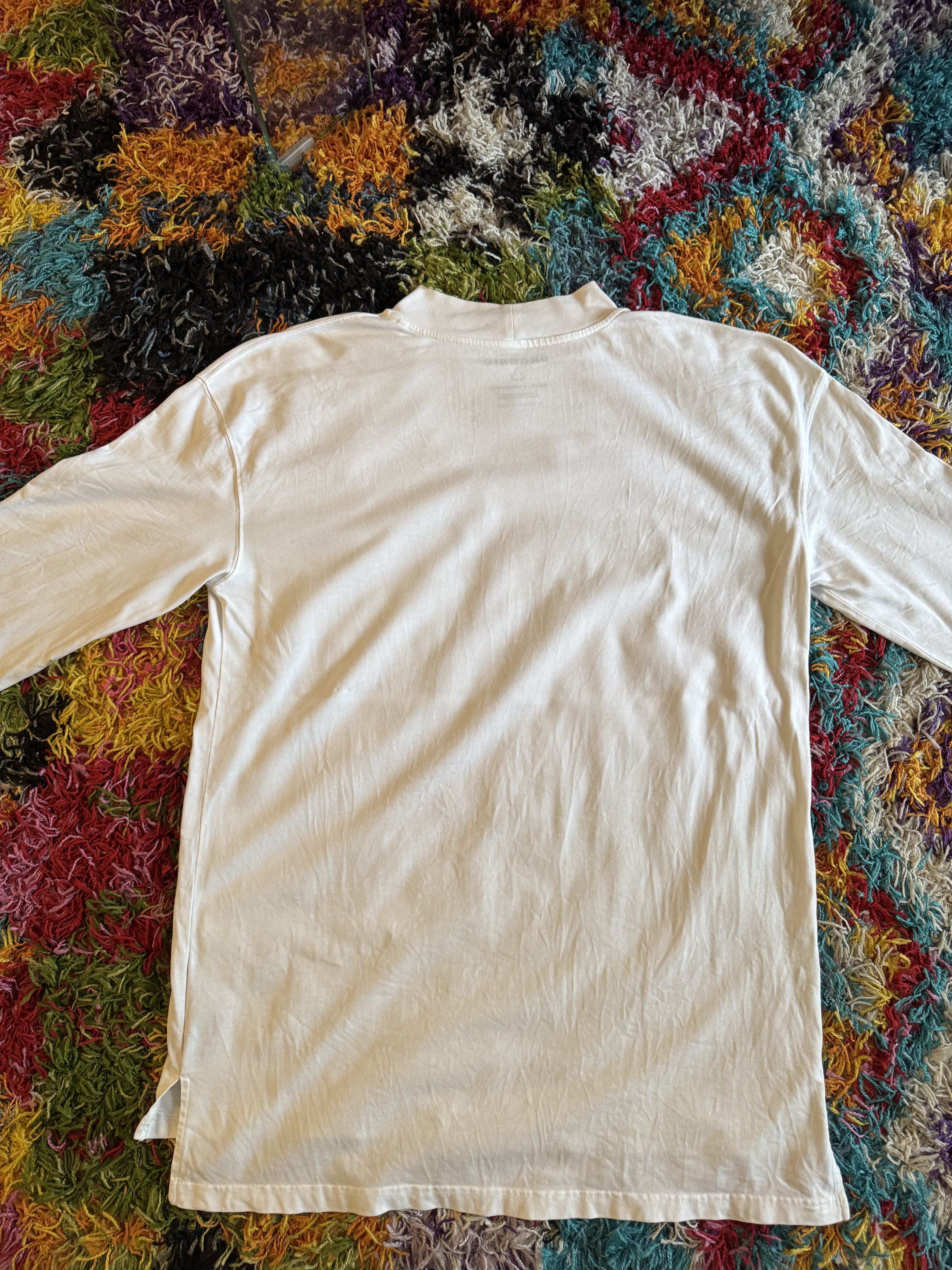 Heron Preston Heron Preston Mock Neck White XL Long Sleeve T-Shirt Size US XL / EU 56 / 4 - 5 Thumbnail