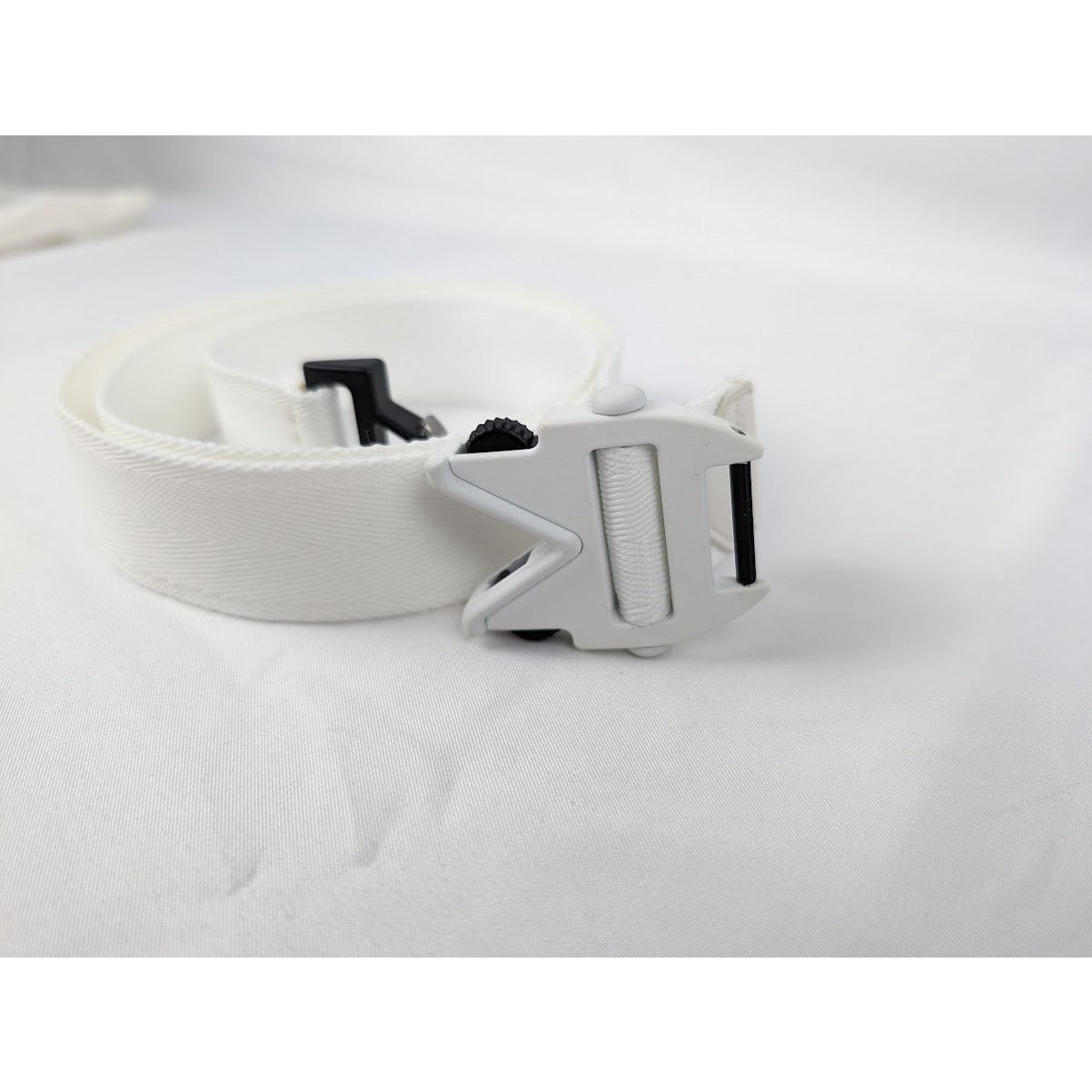 Bottega Veneta o1rshd1 Size: 95cm / Webbing Nappa Belt in White Size 36 - 17 Thumbnail
