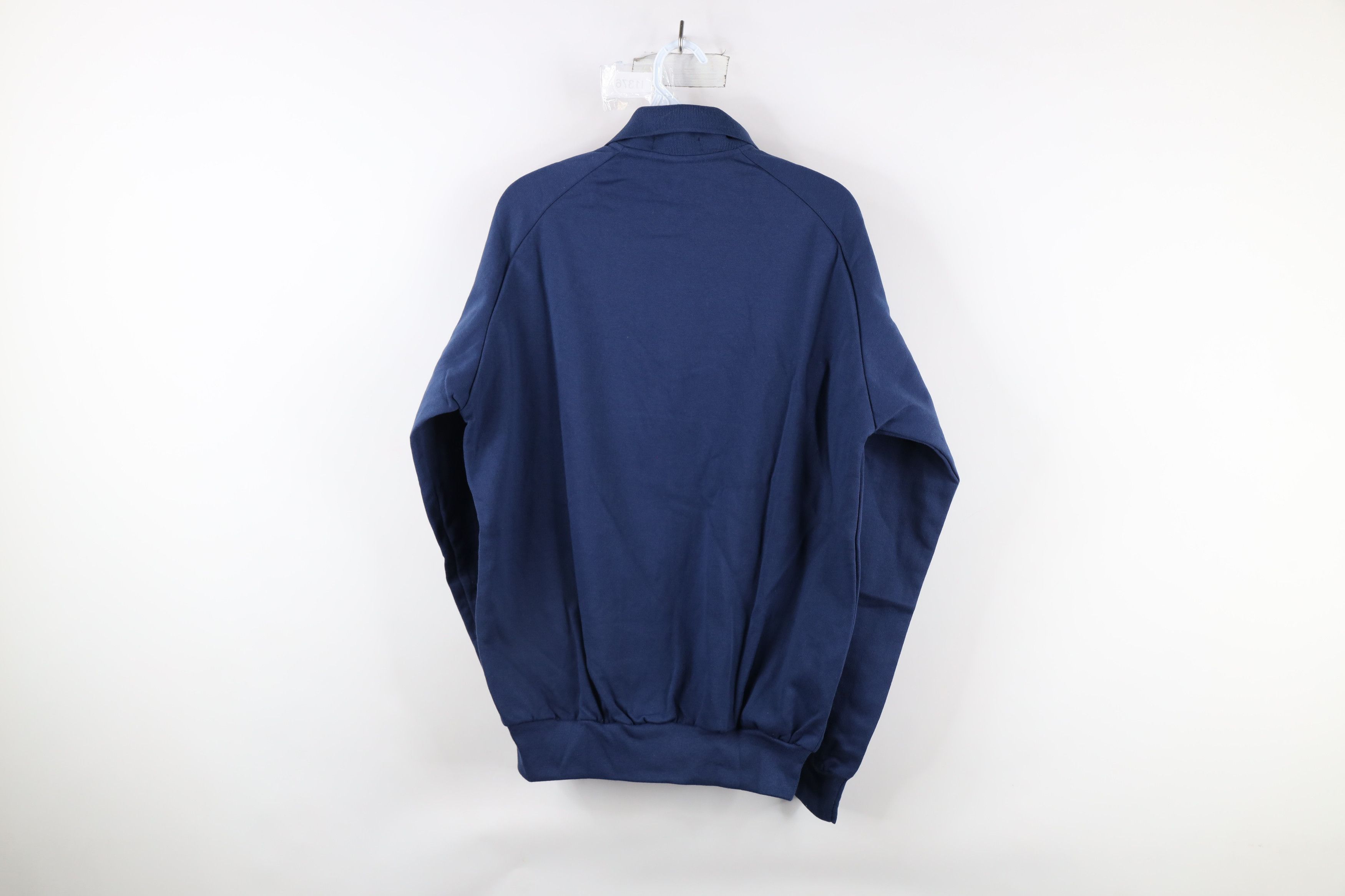 Vintage Deadstock Vintage 90s Streetwear Collared Sweatshirt Blue Size US L / EU 52-54 / 3 - 5 Thumbnail