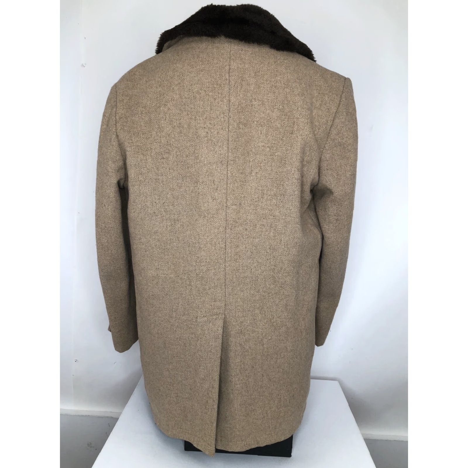 Vintage VINTAGE Lakeland Field Hunting Mens Jacket Sherpa Lined Wool-Like Brown 42 Sz 42 USA Mens Mens Size US XS / EU 42 / 0 - 6 Thumbnail