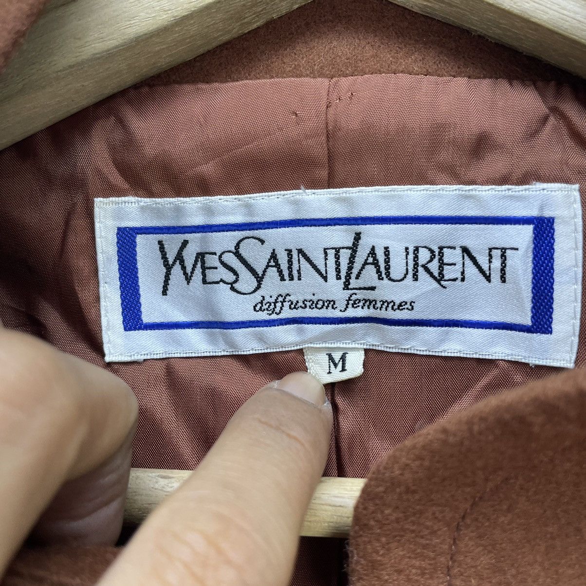 Yves Saint Laurent 💥Vintage Wool Yves Saint Lauren Jacket Size M / US 6-8 / IT 42-44 - 3 Thumbnail