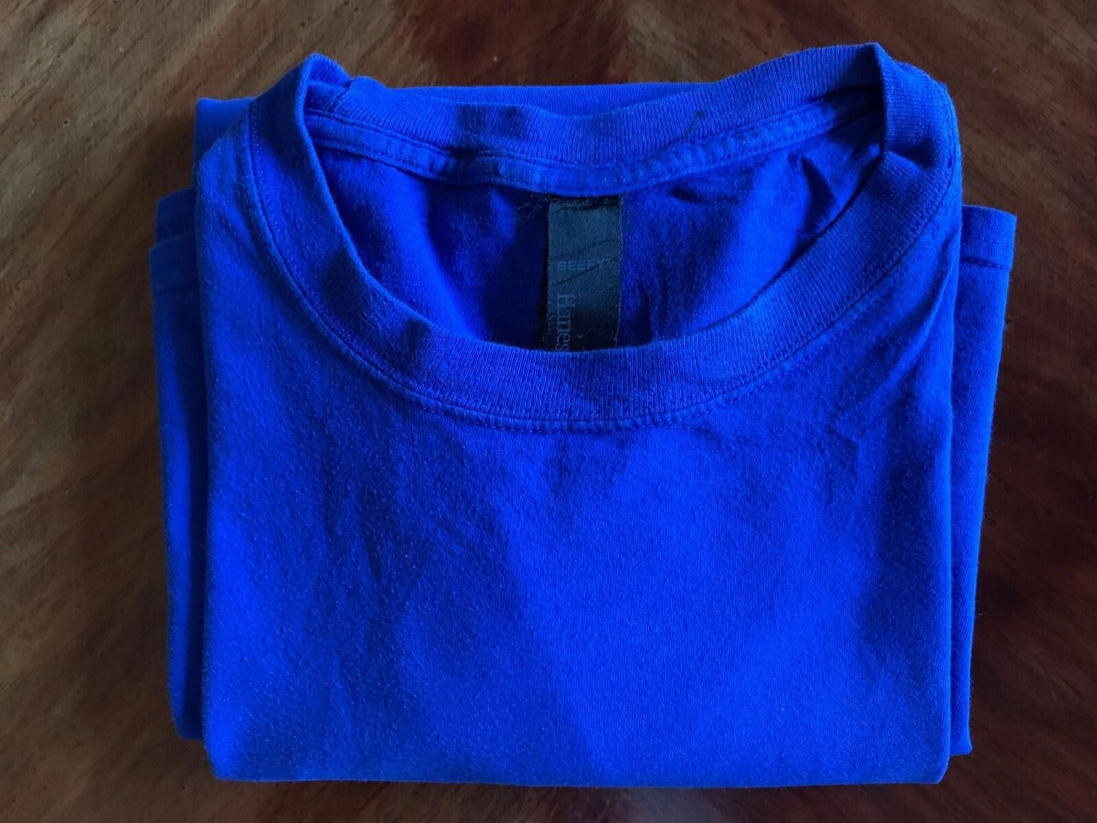 Other Men's 3XLT Beefy Blue No Pocket T-shirt Size US XXL / EU 58 / 5 - 3 Thumbnail