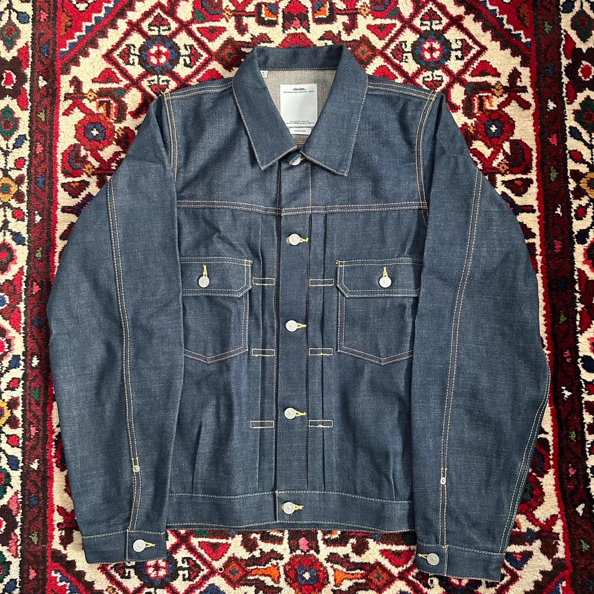 Visvim visvim 17aw 101 JUMBO JKT denim jacket size 2 Size US M / EU 48-50 / 2 - 2 Thumbnail
