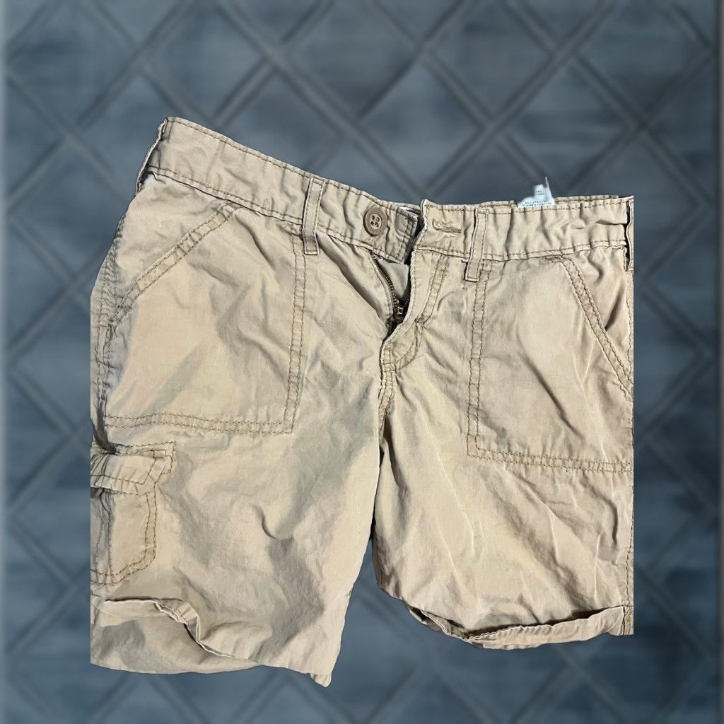Levi's Levi's Signature Shorts Women 8 Beige 5-Pocket Cotton Spandex Mid Rise Casual Womens Size 30" / US 8 / IT 44 - 1 Thumbnail