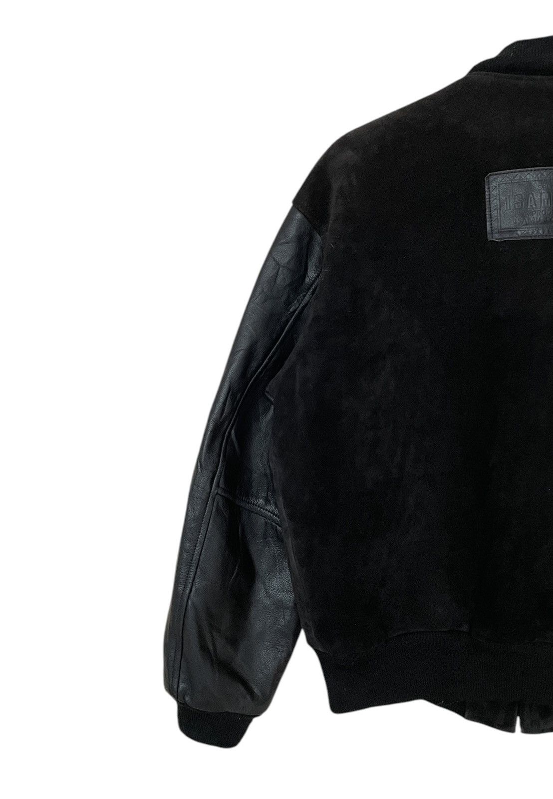 Japanese Brand × Vintage Vintage Brand Isamu Men Leather Varsity Jacket 1990s Size US M / EU 48-50 / 2 - 7 Thumbnail