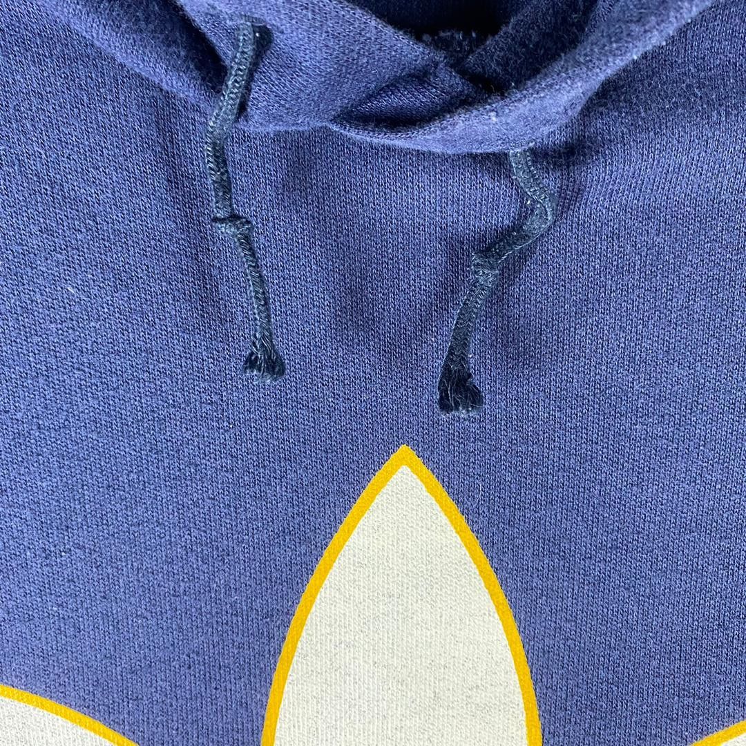 Adidas Vintage 90s Adidas Big Logo Hoodies Size US L / EU 52-54 / 3 - 8 Thumbnail