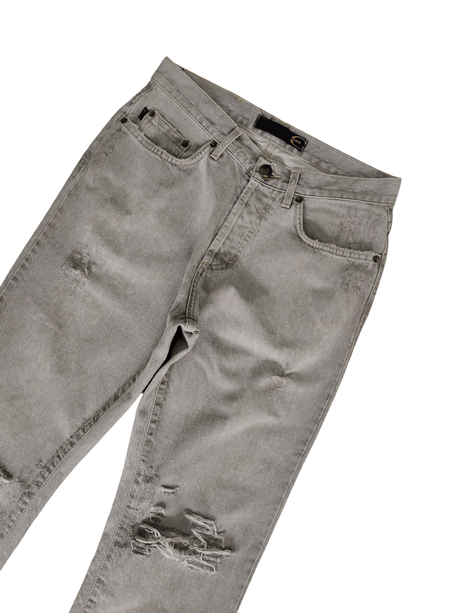 Just Cavalli Flare Jeans Just Cavalli Distress Mudmax Boot Cut Y2k Size US 29 - 4 Thumbnail