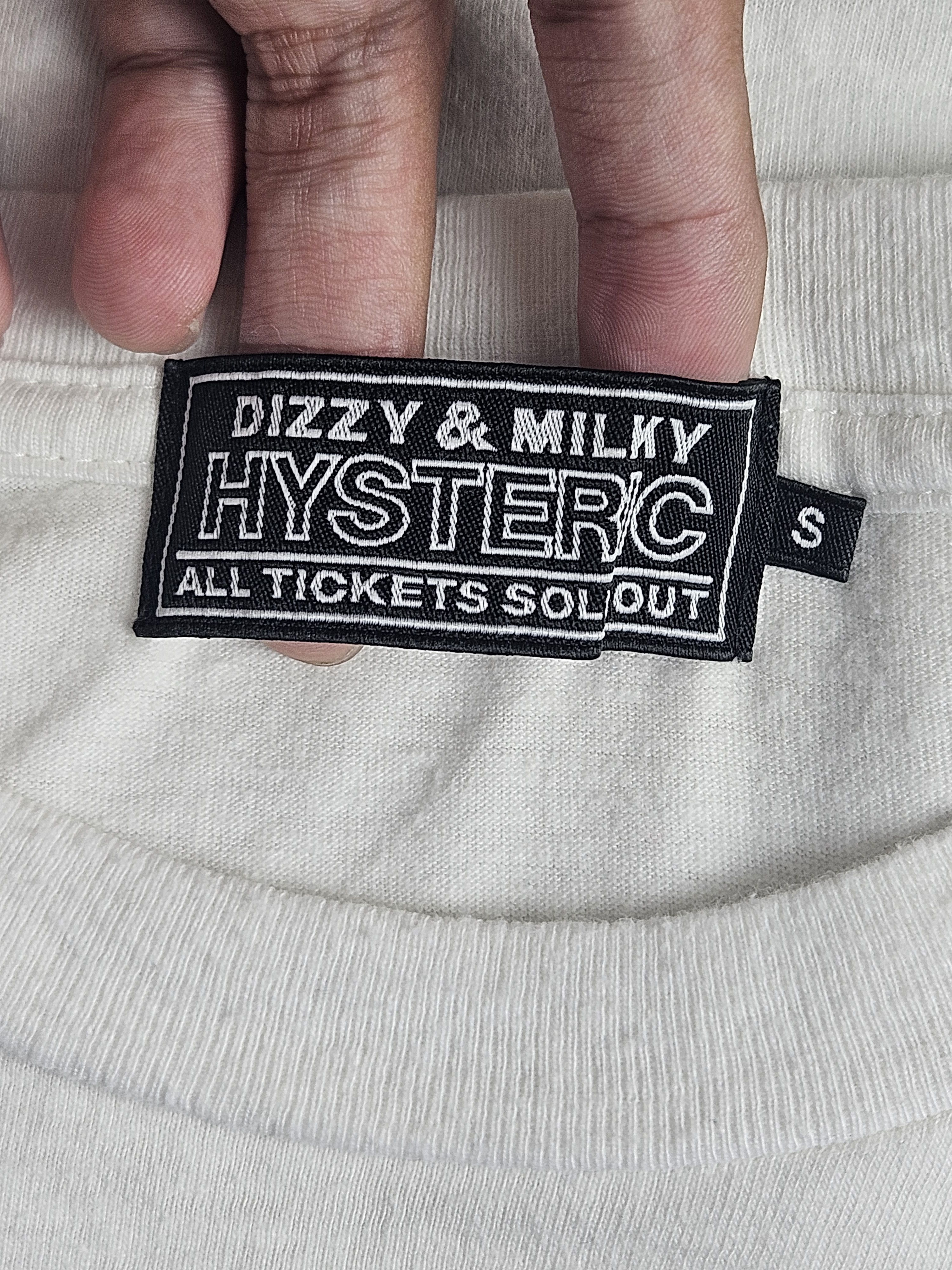 Hysteric Glamour Hysteric Glamour Dizzy & Milky tee shirt Size US S / EU 44-46 / 1 - 4 Thumbnail