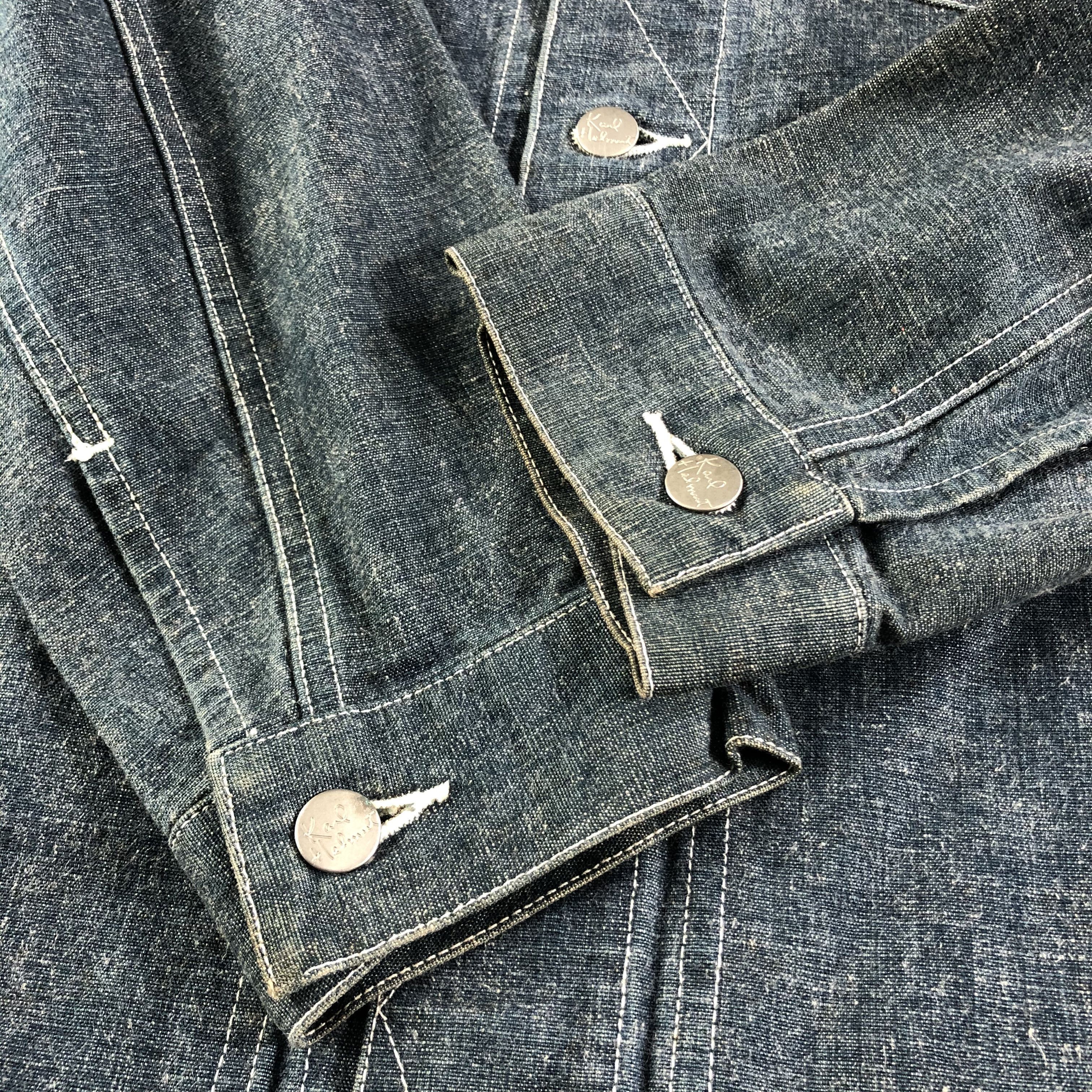Japanese Brand Karl Helmut x Pink House Poem Denim Jacket JC250 Size US L / EU 52-54 / 3 - 6 Thumbnail