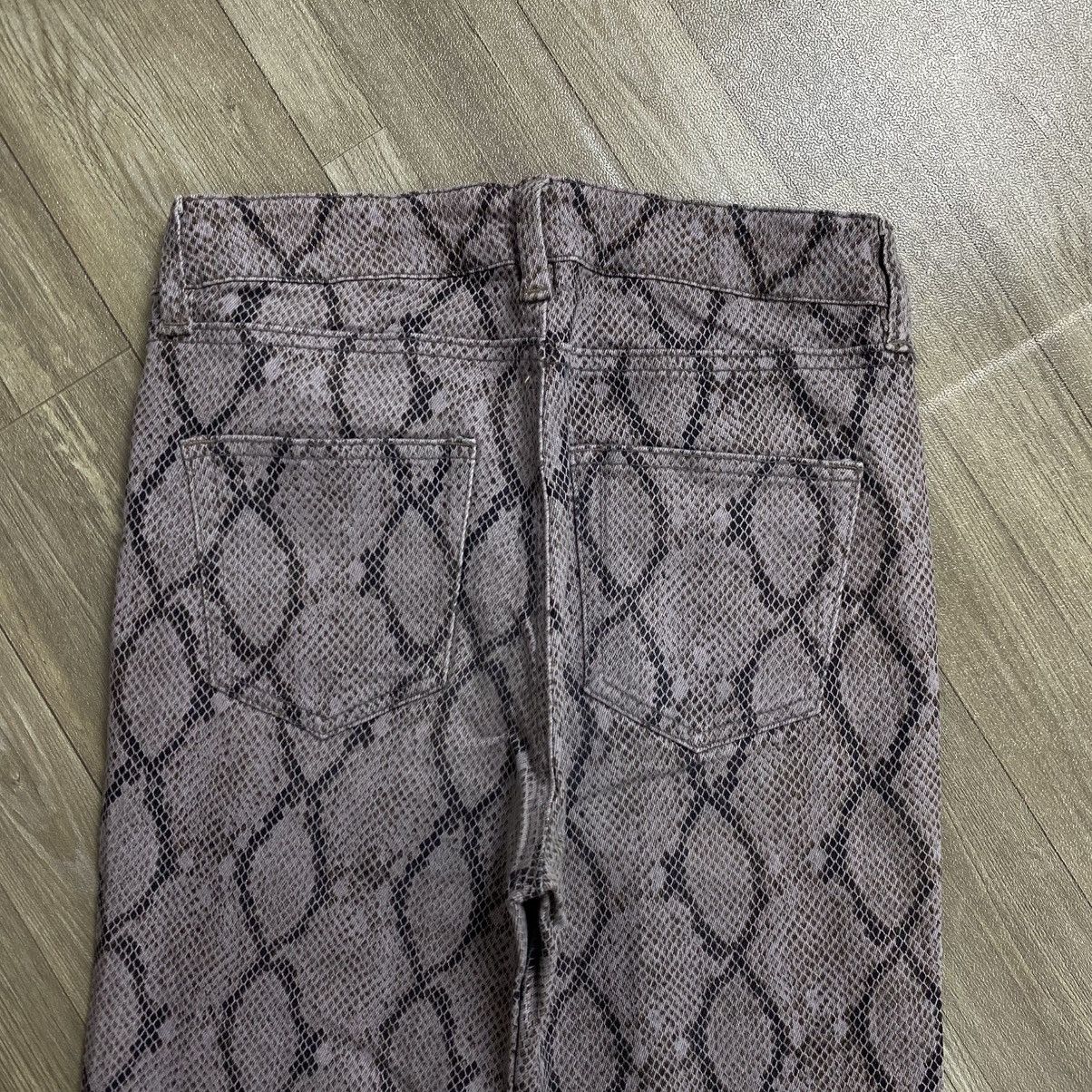 Hysteric Glamour × Japanese Brand Envym snake skin flare jeans pant Size US 26 / EU 42 - 8 Thumbnail