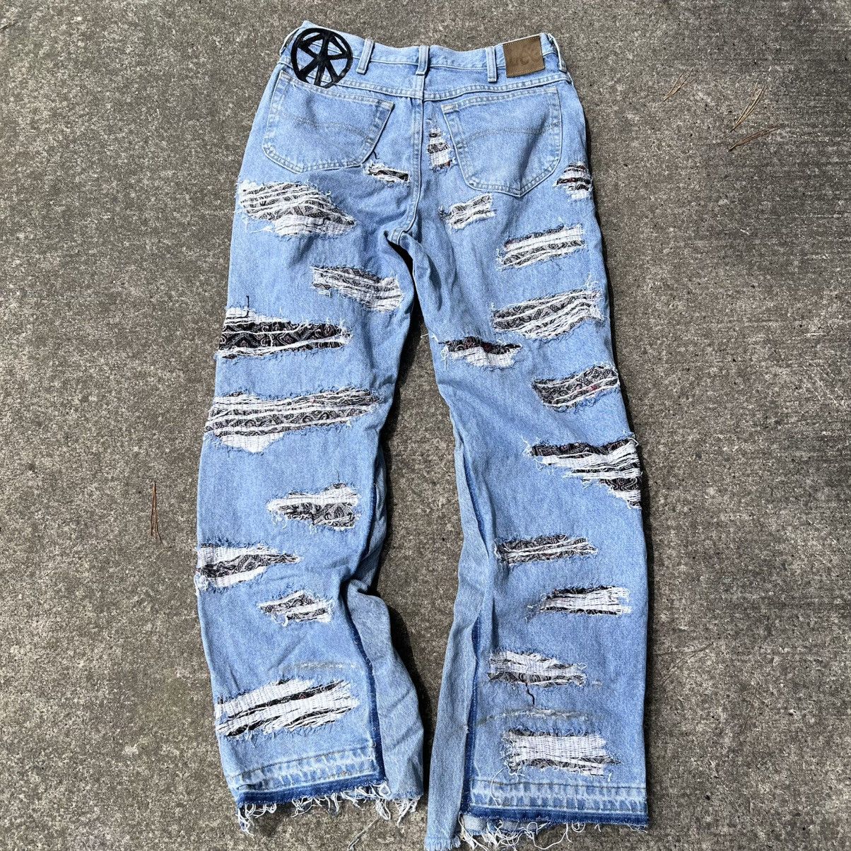 Other Distressed and Repaired baby blugrey Size US 34 / EU 50 - 2 Thumbnail