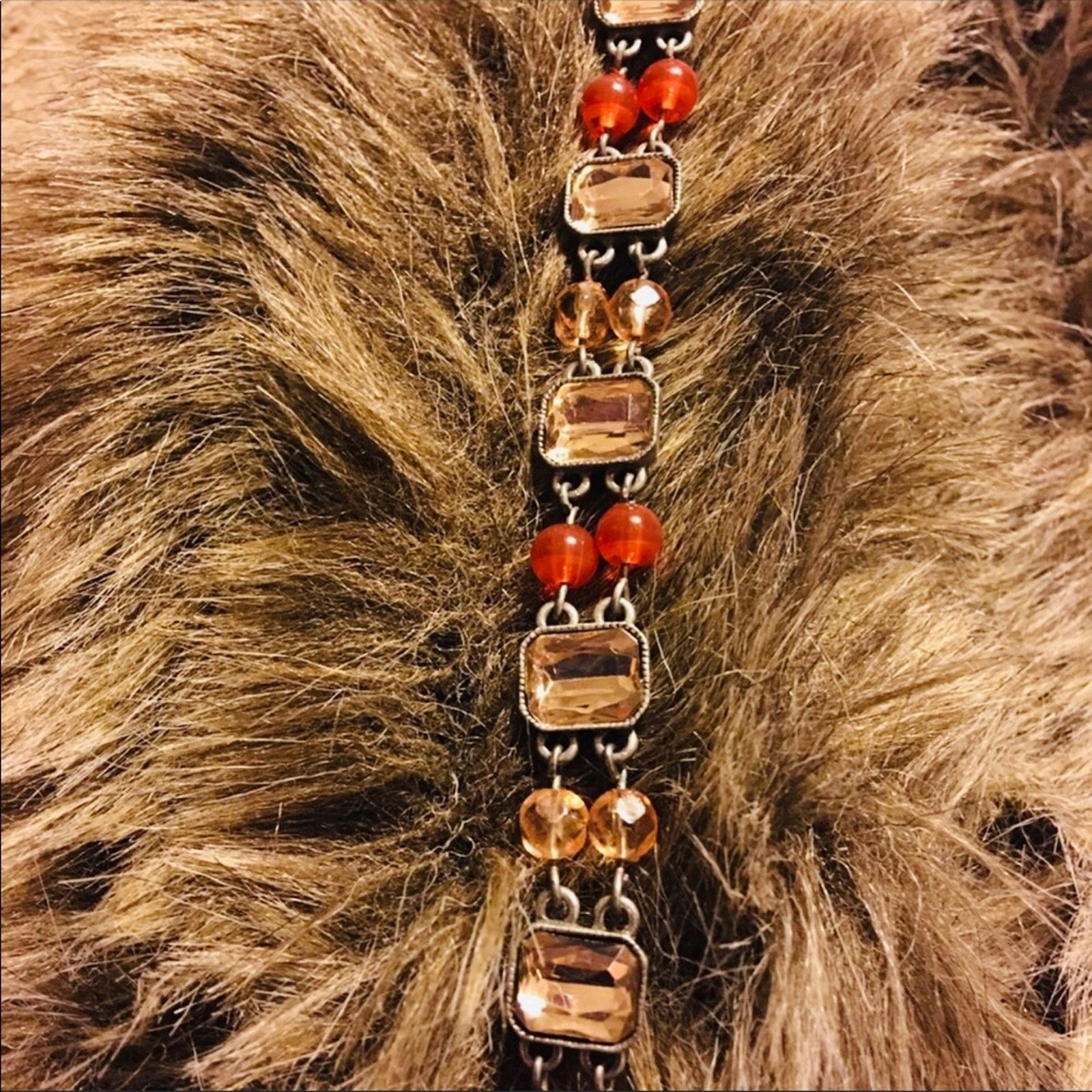 Vintage Vintage Avon faceted stone & bead bracelet Size ONE SIZE - 4 Thumbnail