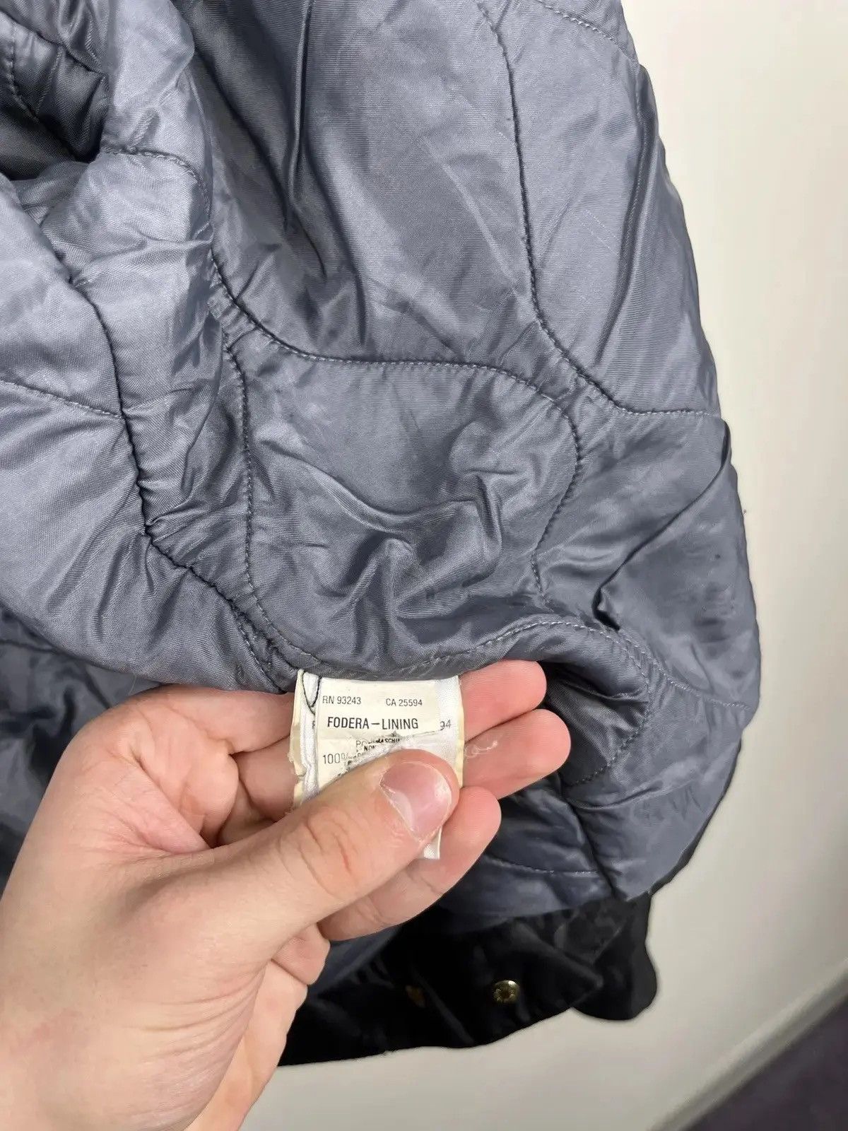 Diesel × Vintage Vintage Diesel 90s Rare Nylon Leather Avant Garde Jacket Size US L / EU 52-54 / 3 - 15 Thumbnail