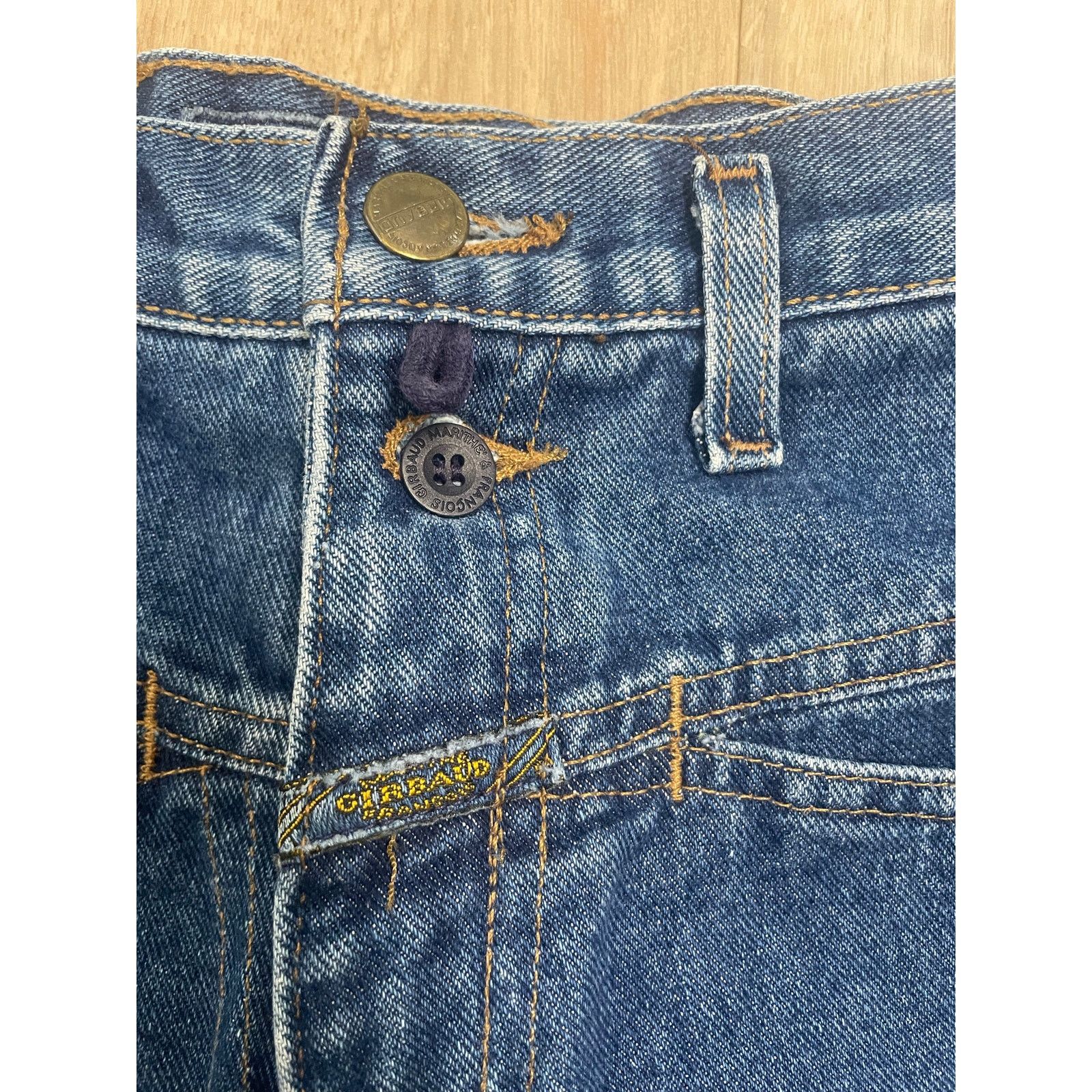 Marithe + Francois Girbaud VTG Girbaud Womens Size 3/4 Denim Cut Off Shorts Marithe Size 25" / US 0 / IT 36 - 2 Thumbnail