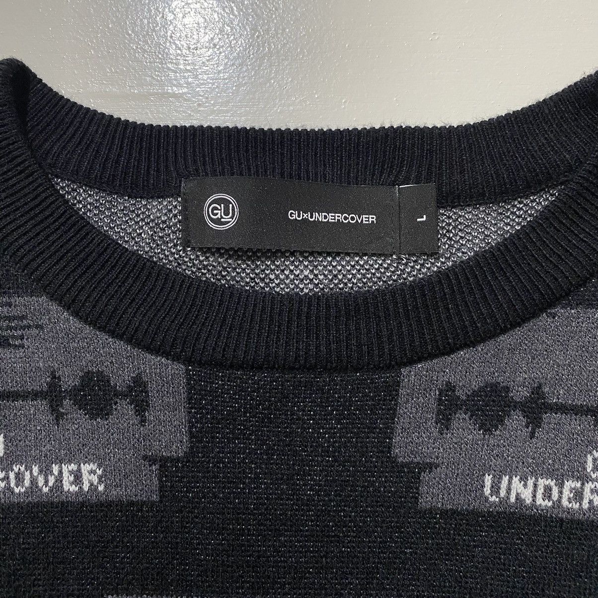 GU × Undercover 🧧RARE 🧧 Monogram print Razor blade Size US XL / EU 56 / 4 - 9 Thumbnail