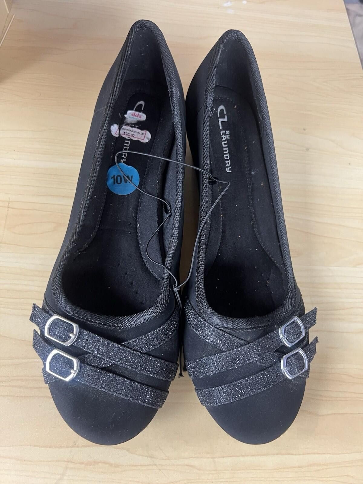 Other Chinese Laundry Flats Ballet Shoes Women's 10w Black Strap Size US 10 / IT 40 - 2 Thumbnail