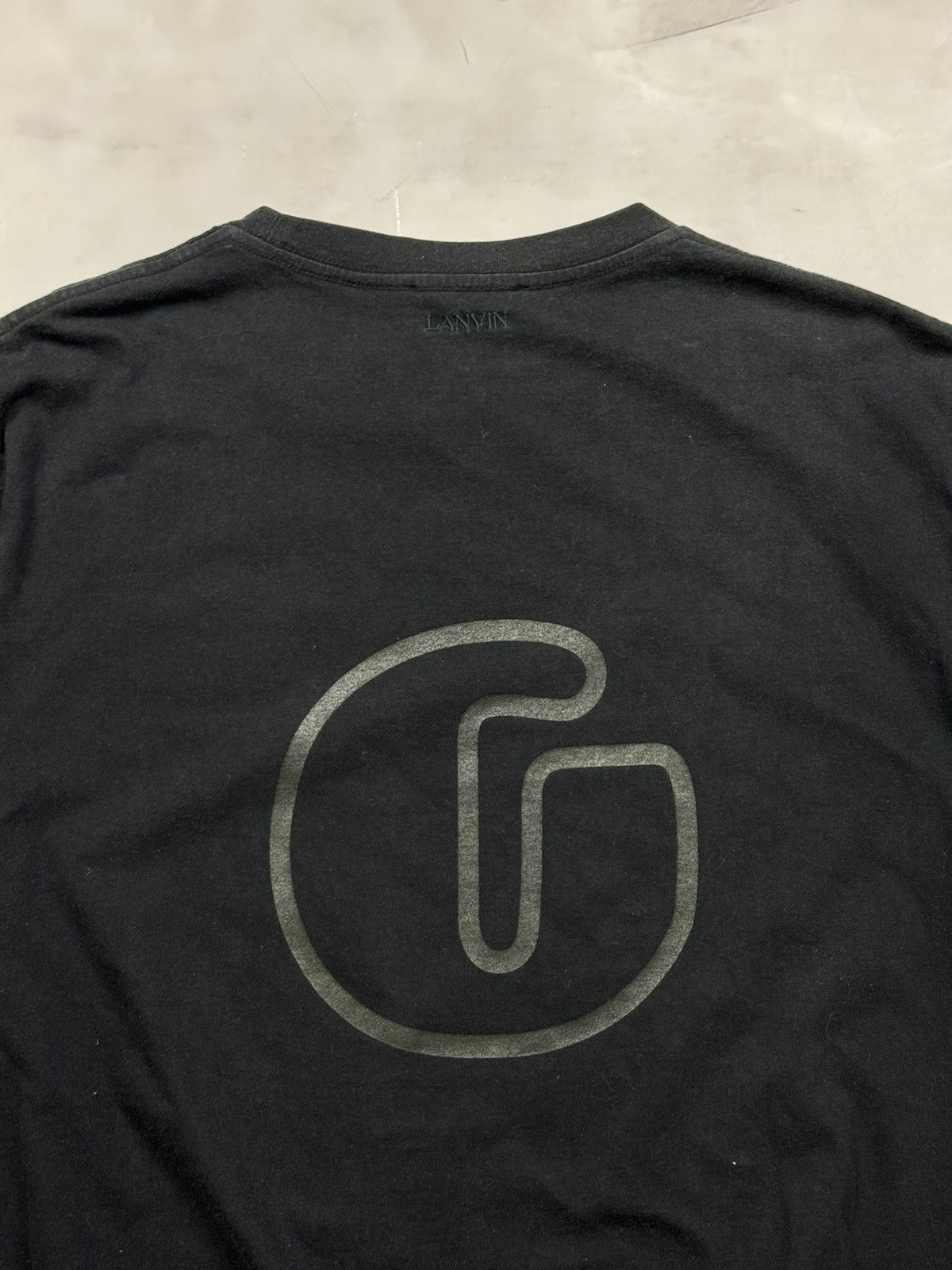 Gallery Dept. Ss21 Gallery Dept x Lanvin Logo Tee(Black/L) Size US L / EU 52-54 / 3 - 4 Thumbnail