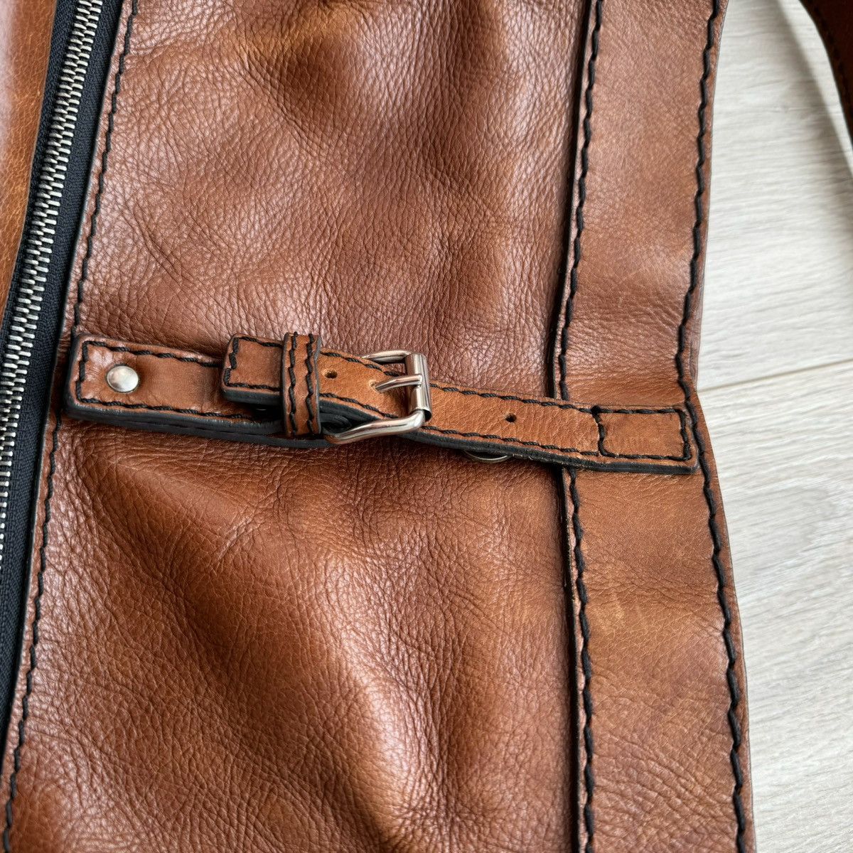 Chloe × Vintage Authentic Vintage Chloé Leather Bag Handbag Brown Size ONE SIZE - 13 Thumbnail