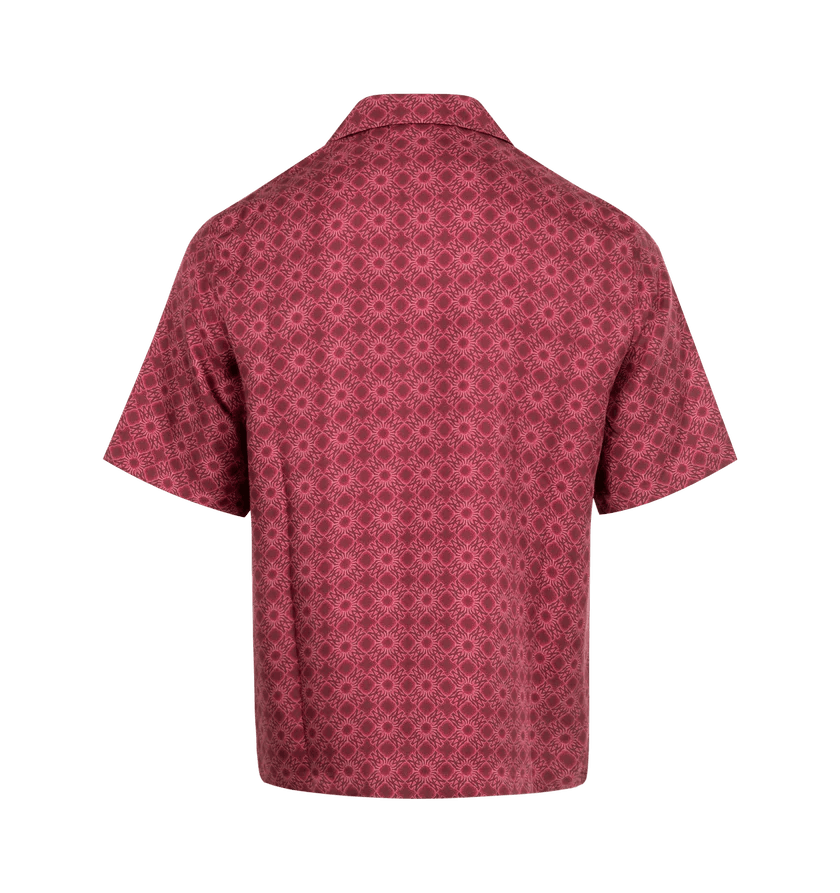 Amiri o1h1sh11225 Ma Quad Bowling Shirt in Red Size US XL / EU 56 / 4 - 2 Thumbnail