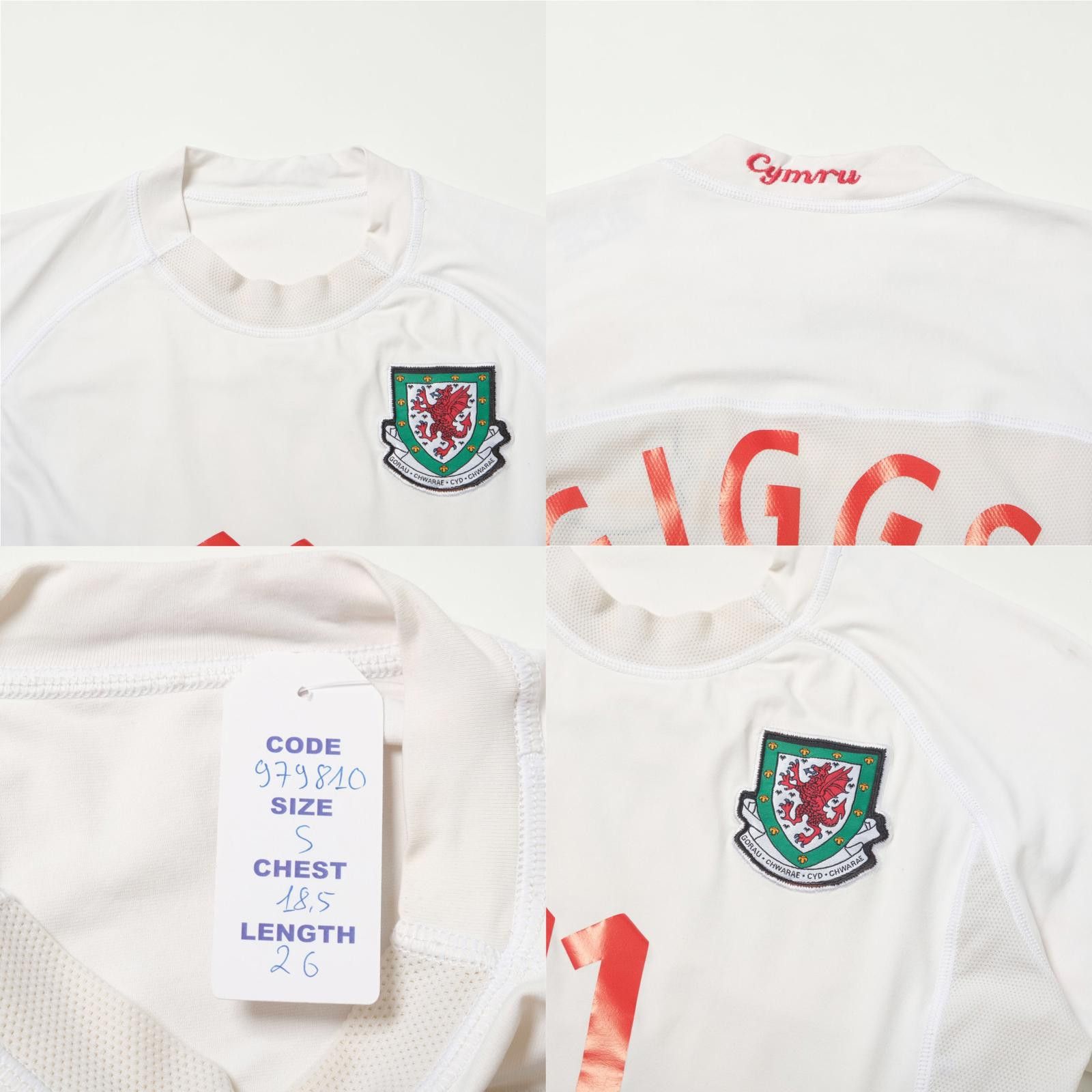 Kappa 2004/05 Wales Away Shirt Kappa Giggs (S) Size US S / EU 44-46 / 1 - 5 Thumbnail