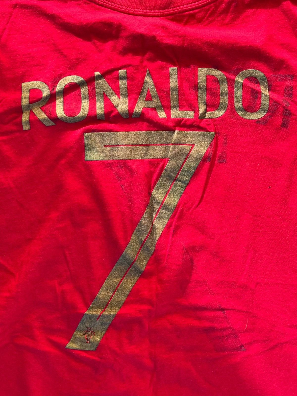 Nike × Vintage 2000s Nike Portugal Ronaldo Tee Size US XL / EU 56 / 4 - 4 Thumbnail