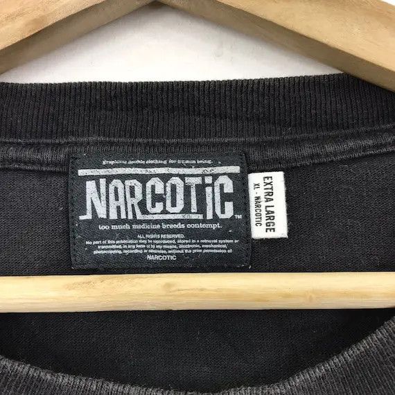 Narcotic GDC Vtg NARCOTIC JAPAN STREETWEAR Stock Logo Tee Shirt Harajuku Size US L / EU 52-54 / 3 - 4 Thumbnail