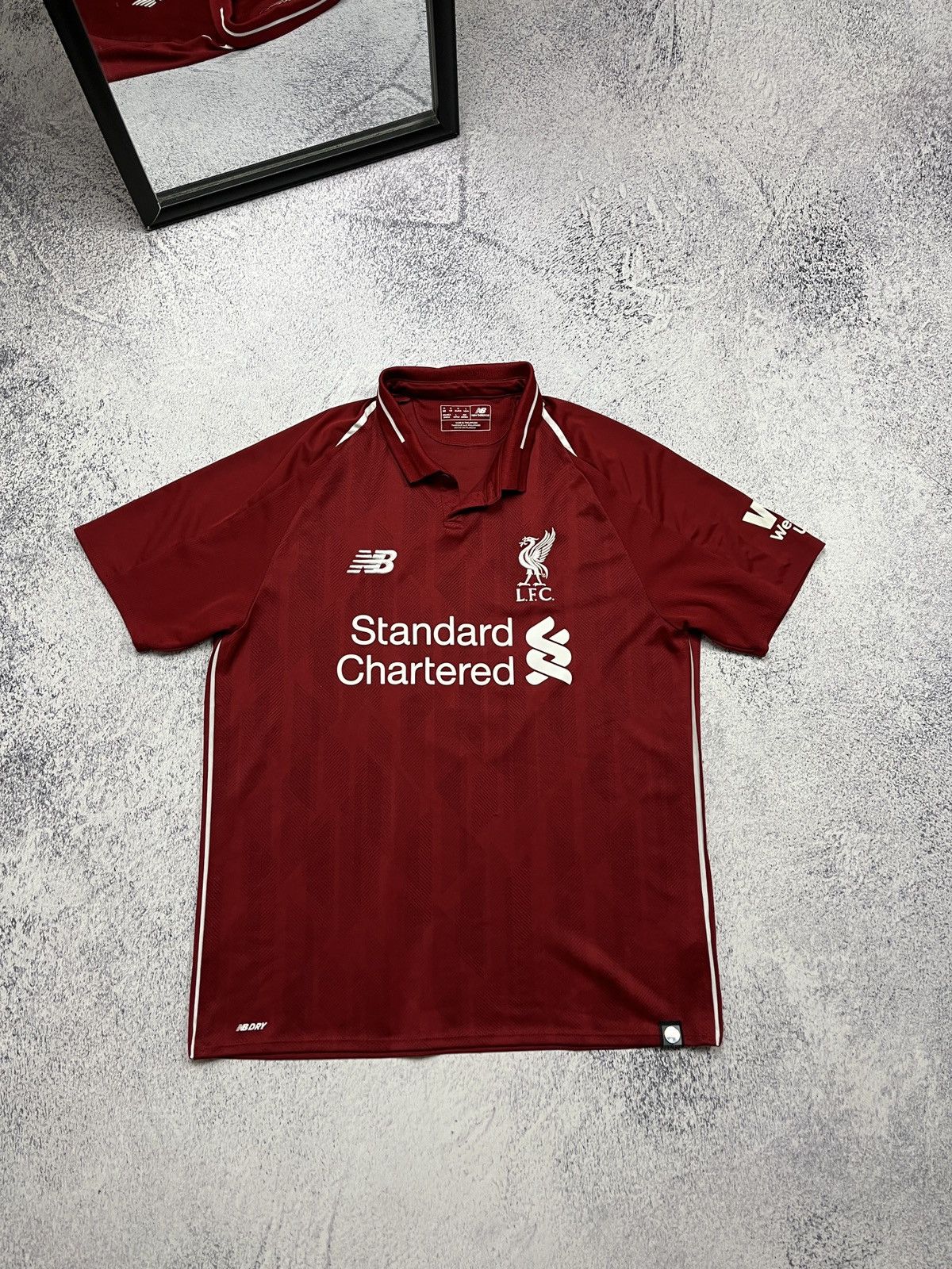 New Balance Liverpool 2018-2019 Home Soccer Jersey Football Kit #8 Keita Size US M / EU 48-50 / 2 - 1 Thumbnail