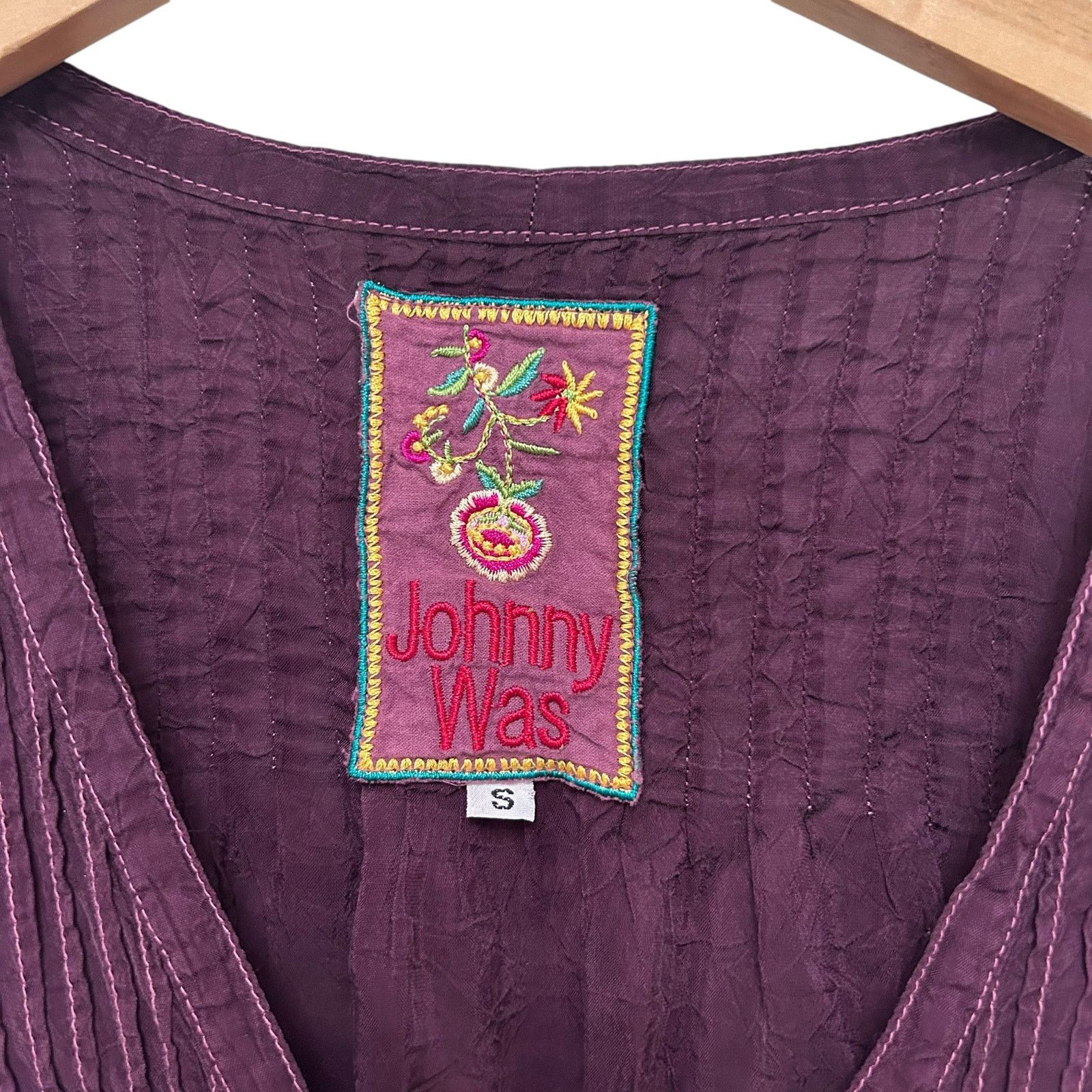 Johnny Was Johnny Was Purple Lace Tunic Dress Sz S Size S / US 4 / IT 40 - 5 Thumbnail