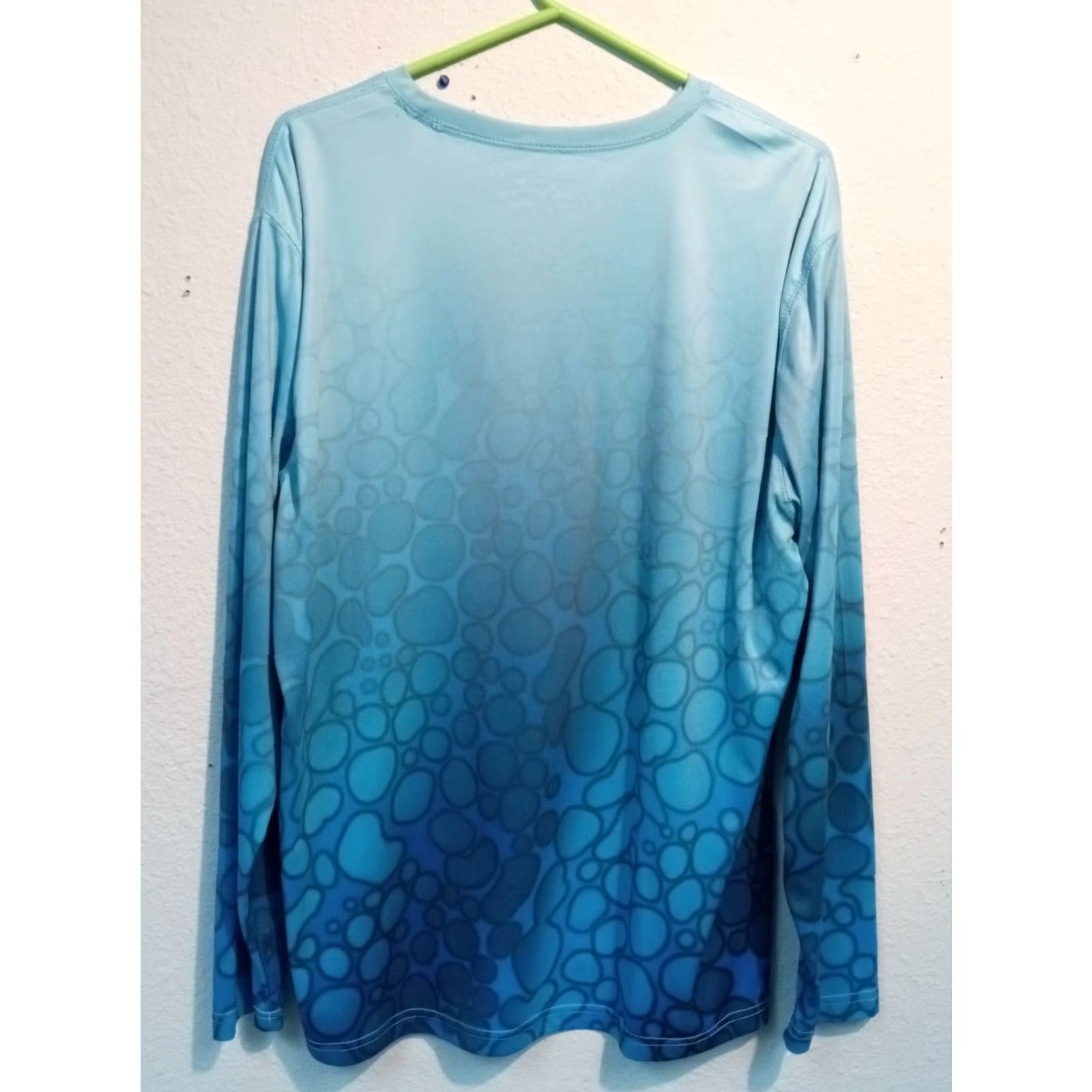 Alife REEL LIFE Large UV Protection LS Fishing Shirt 44" Chest Pullover Outdoors Men Blue Fish UV Protection Shirt Mens LS Shirt Size US L / EU 52-54 / 3 - 4 Thumbnail