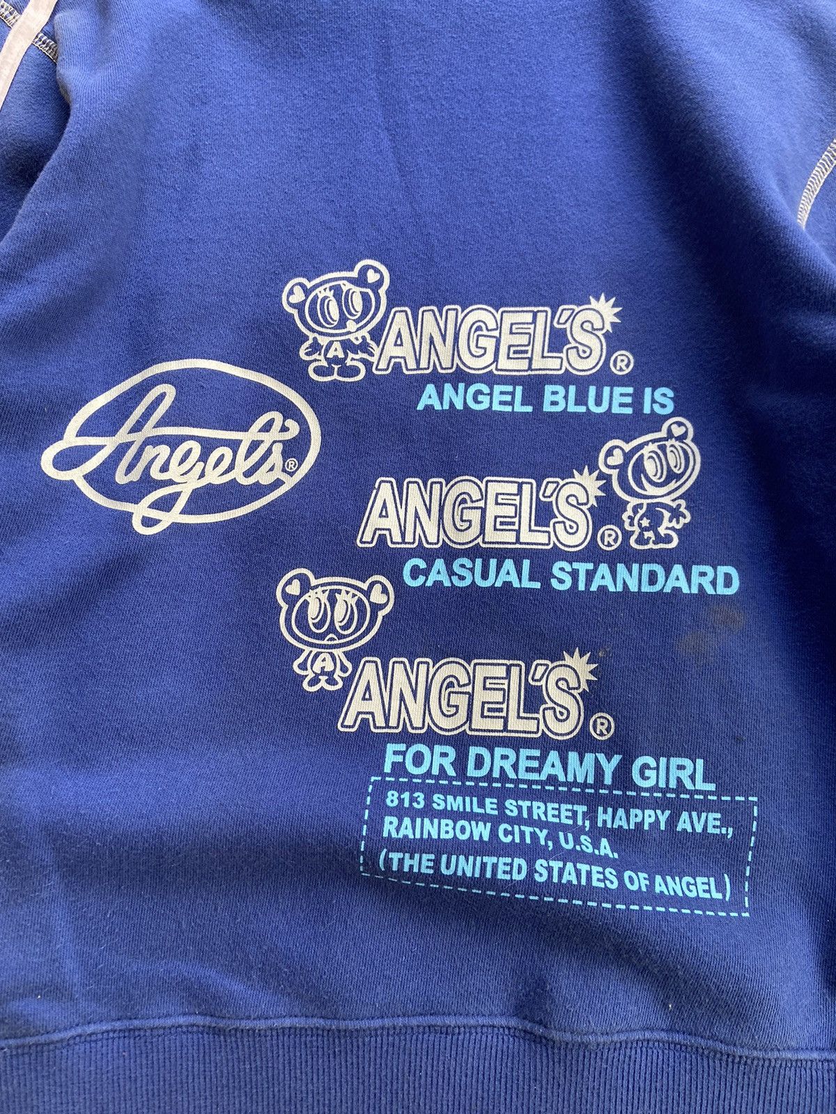 Beauty Beast ANGEL BLUE HOODIE CASUAL STANDARD Size US S / EU 44-46 / 1 - 14 Thumbnail