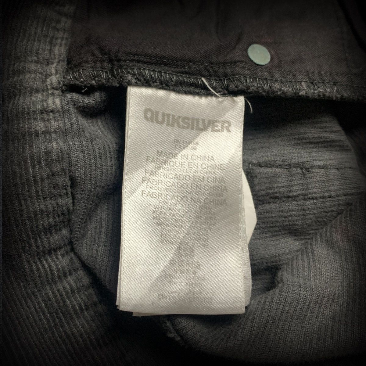 Quiksilver Quiksilver Corduroy Pants black Size US 30 / EU 46 - 4 Thumbnail