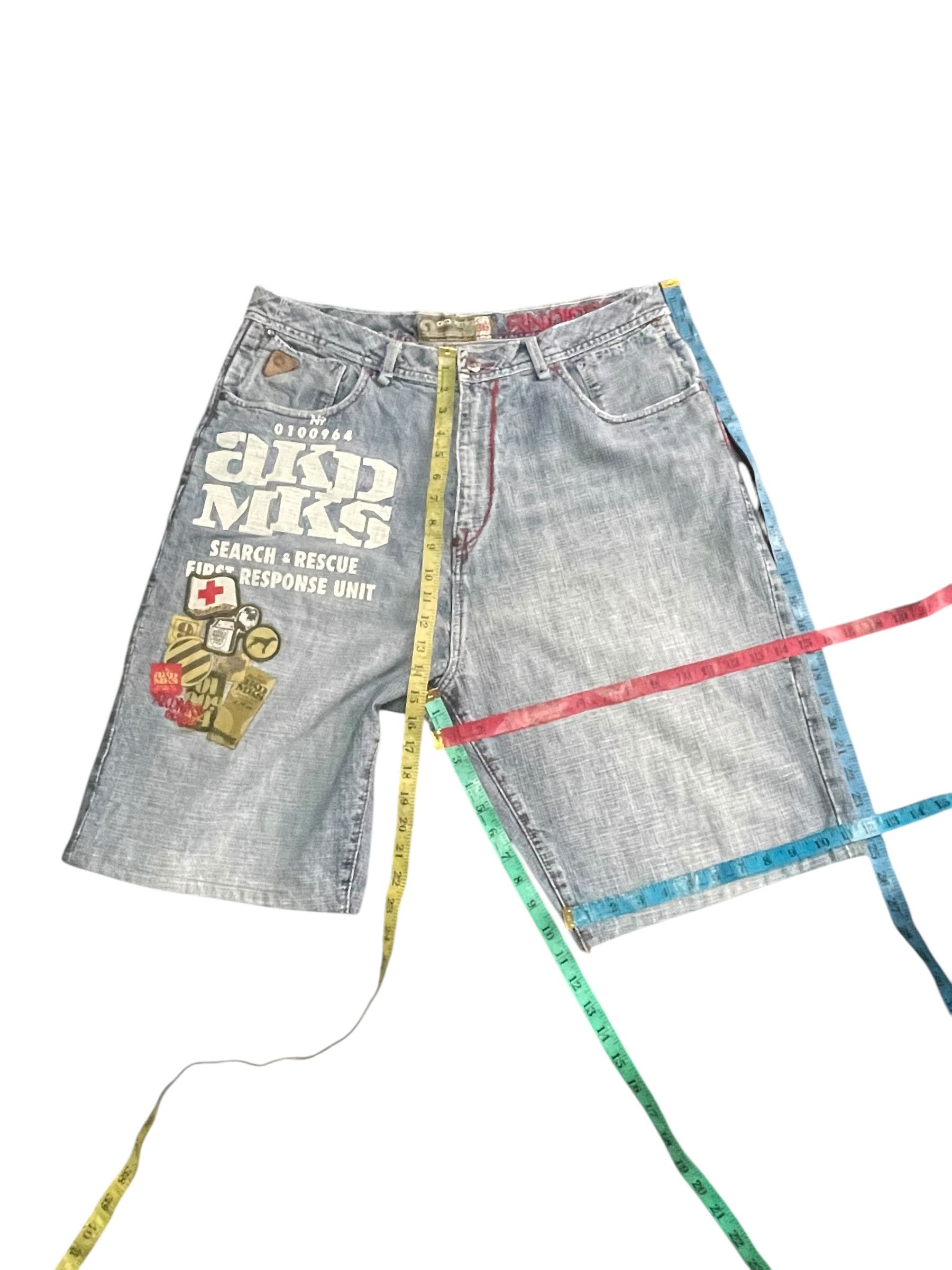 Akademiks Vintage Akademiks Denim Short Size US 37 - 17 Thumbnail