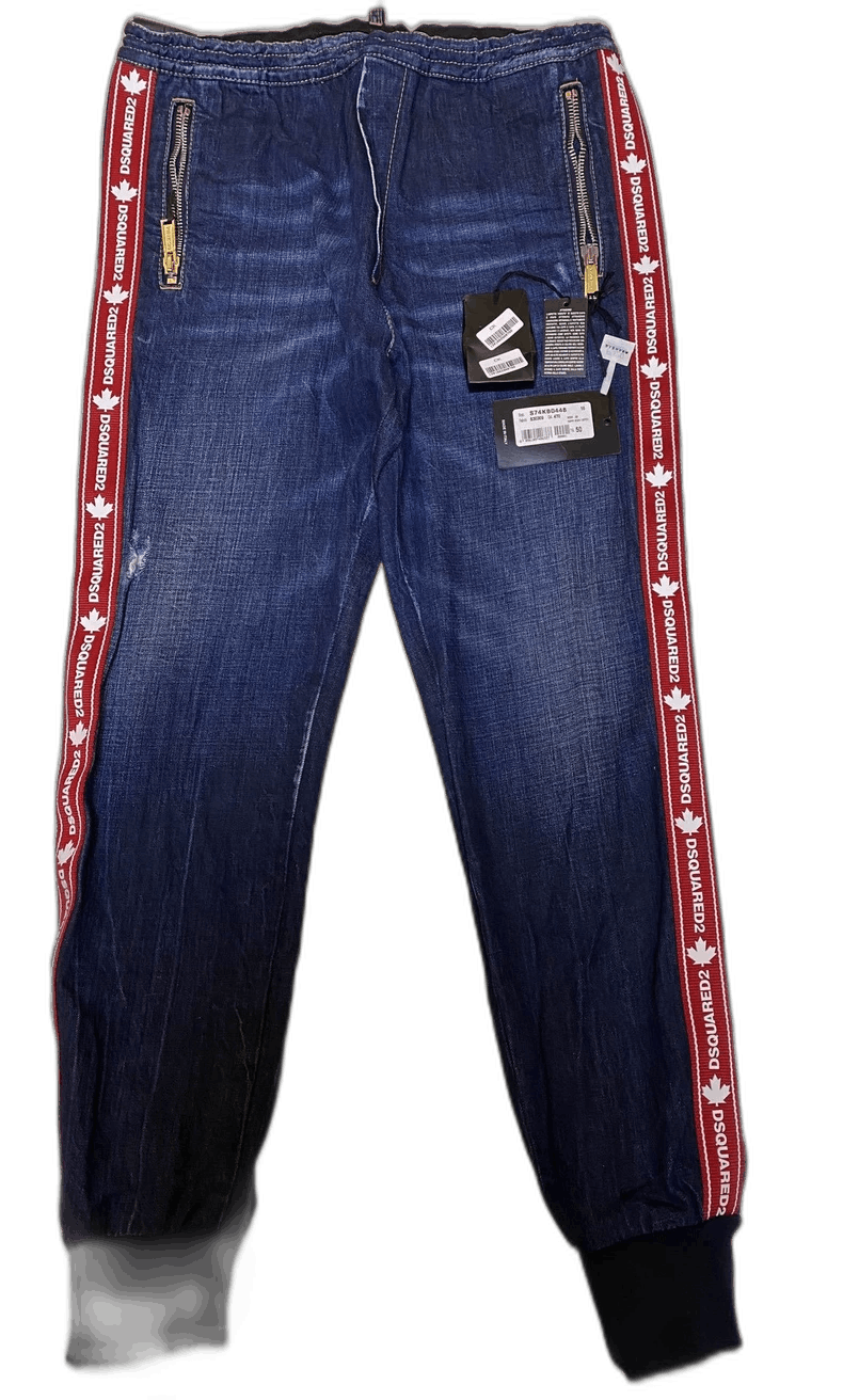 Dsquared2 Dsquared2 Jeans with Drawstring and Zippers-yf Size US 44 / EU 60 - 1 Thumbnail