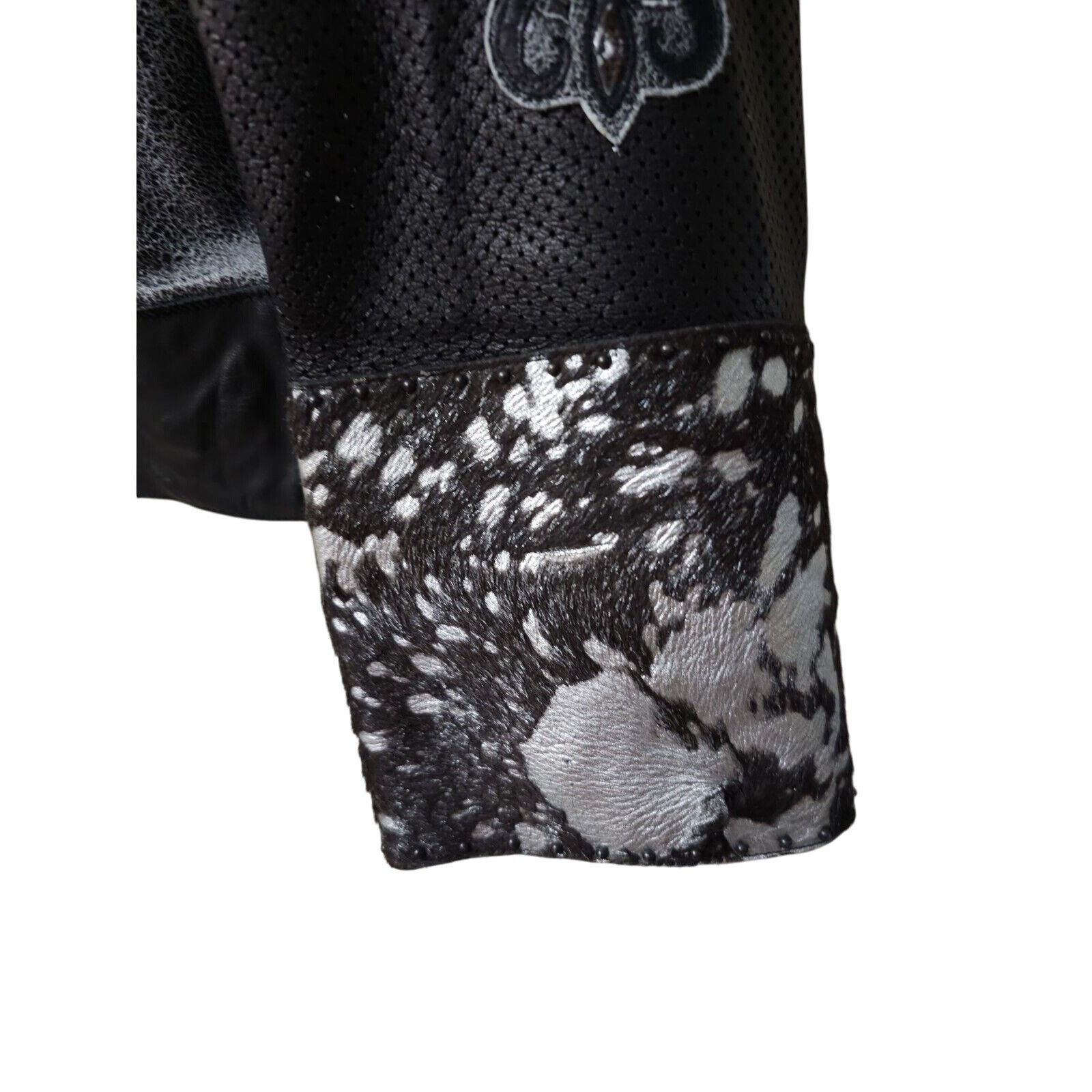 Kaptain Sunshine Kaptain Bubble Mechanic Genuine Embroidered Leather Jacket L Size US L / EU 52-54 / 3 - 8 Thumbnail