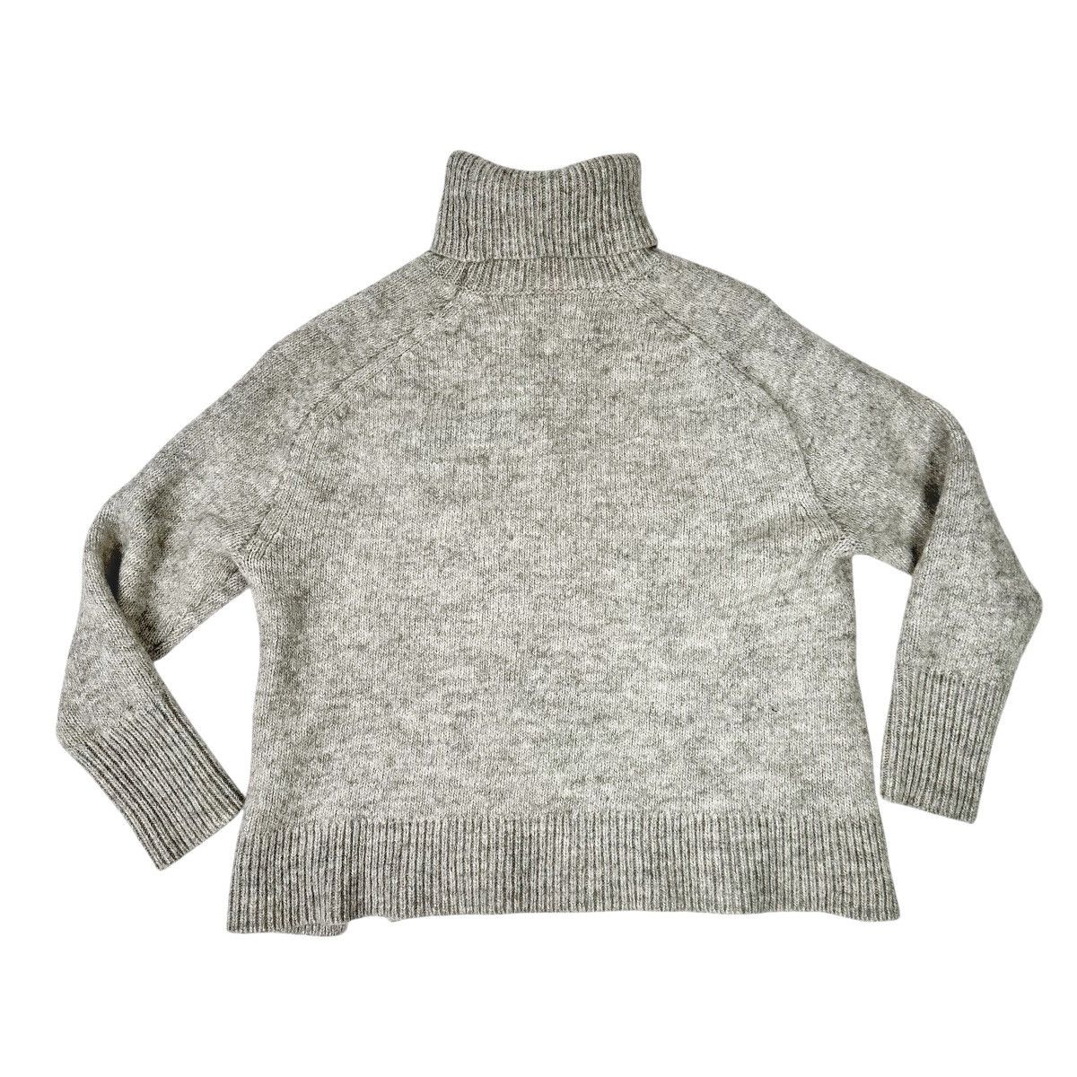J.Crew J.Crew Mock Neck Wool Sweater Alpaca Blend Gray Turtle Neck Size S / US 4 / IT 40 - 3 Thumbnail
