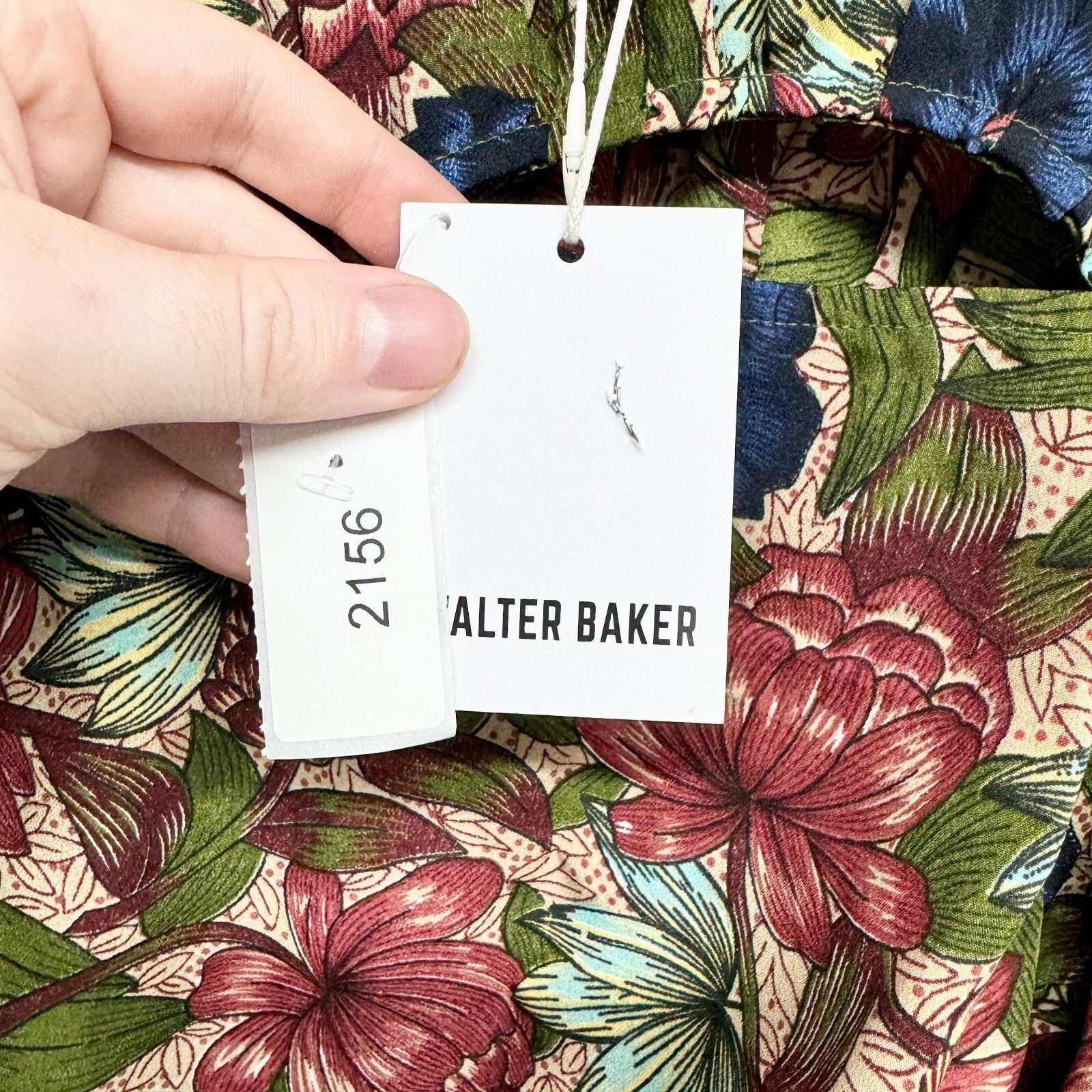Other Walter Baker Dress Size 4 Royal Garden Verlee Mini Sheath Size S / US 4 / IT 40 - 4 Thumbnail