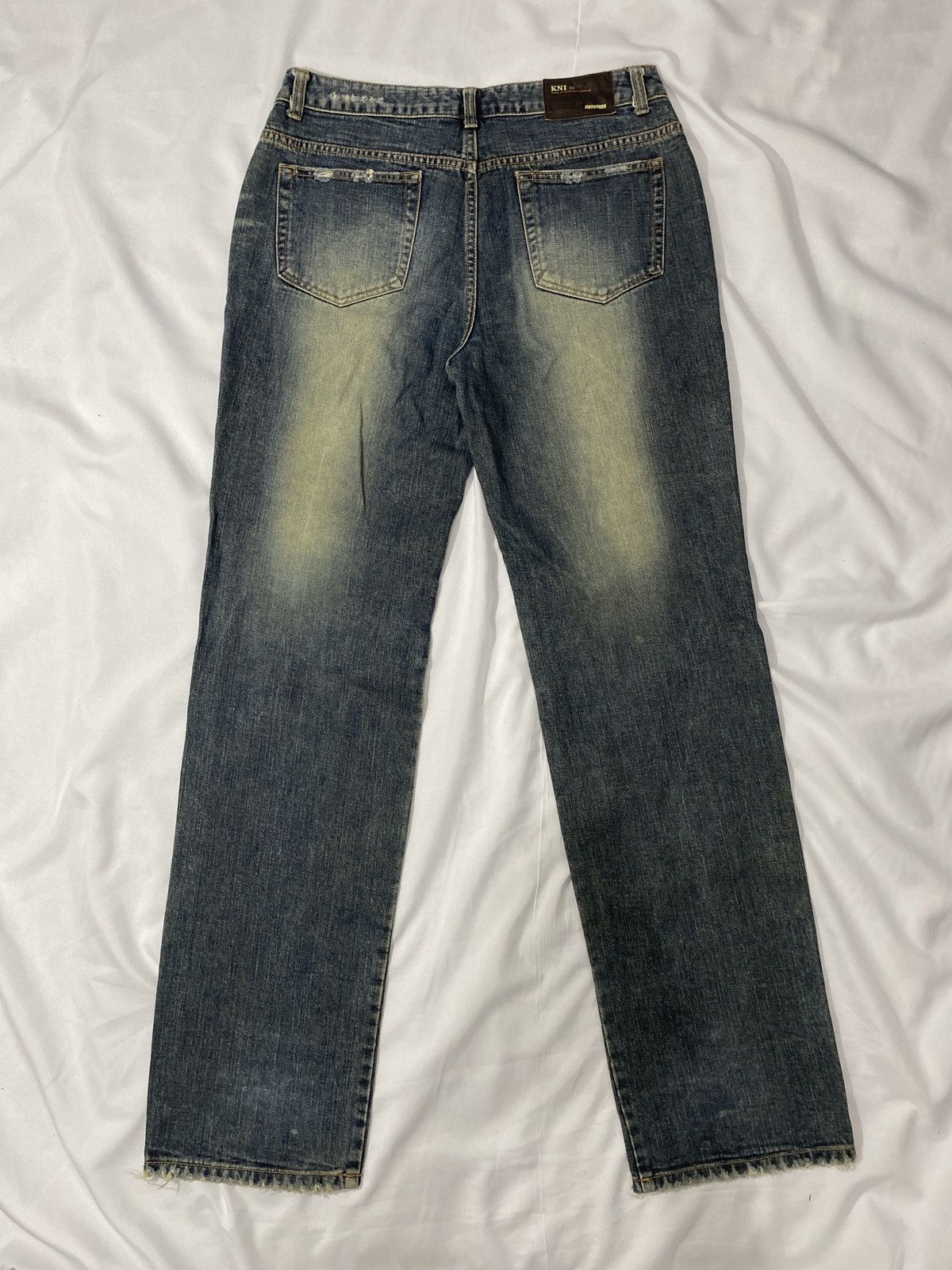Beauty Beast Japanese Brand KNI distressed Studed denim pants Size US 32 / EU 48 - 2 Thumbnail